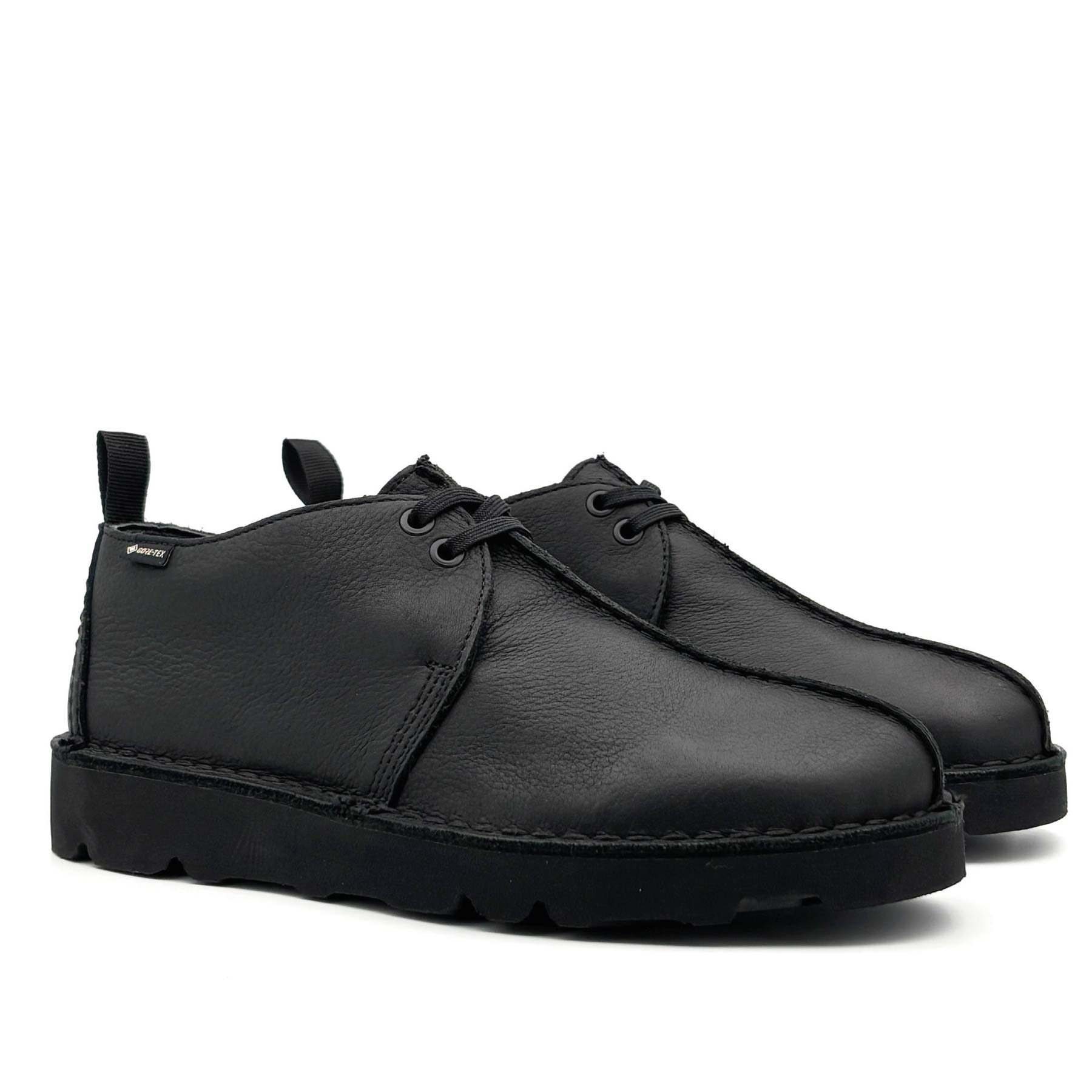 Clarks Originals Desert Trek GTX Black Leather - SKOBAREN
