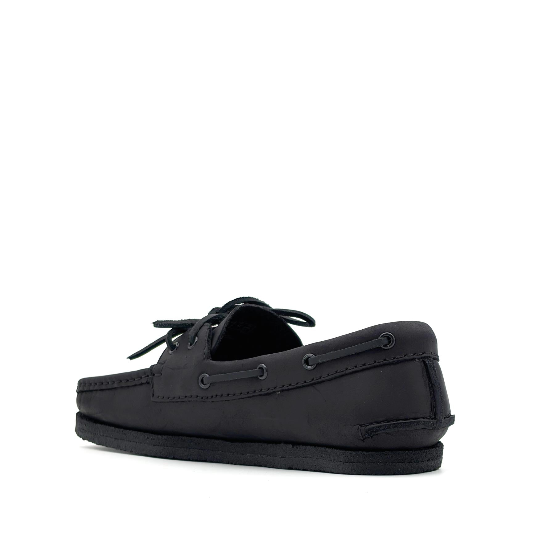 Godney Boat G Black Leather