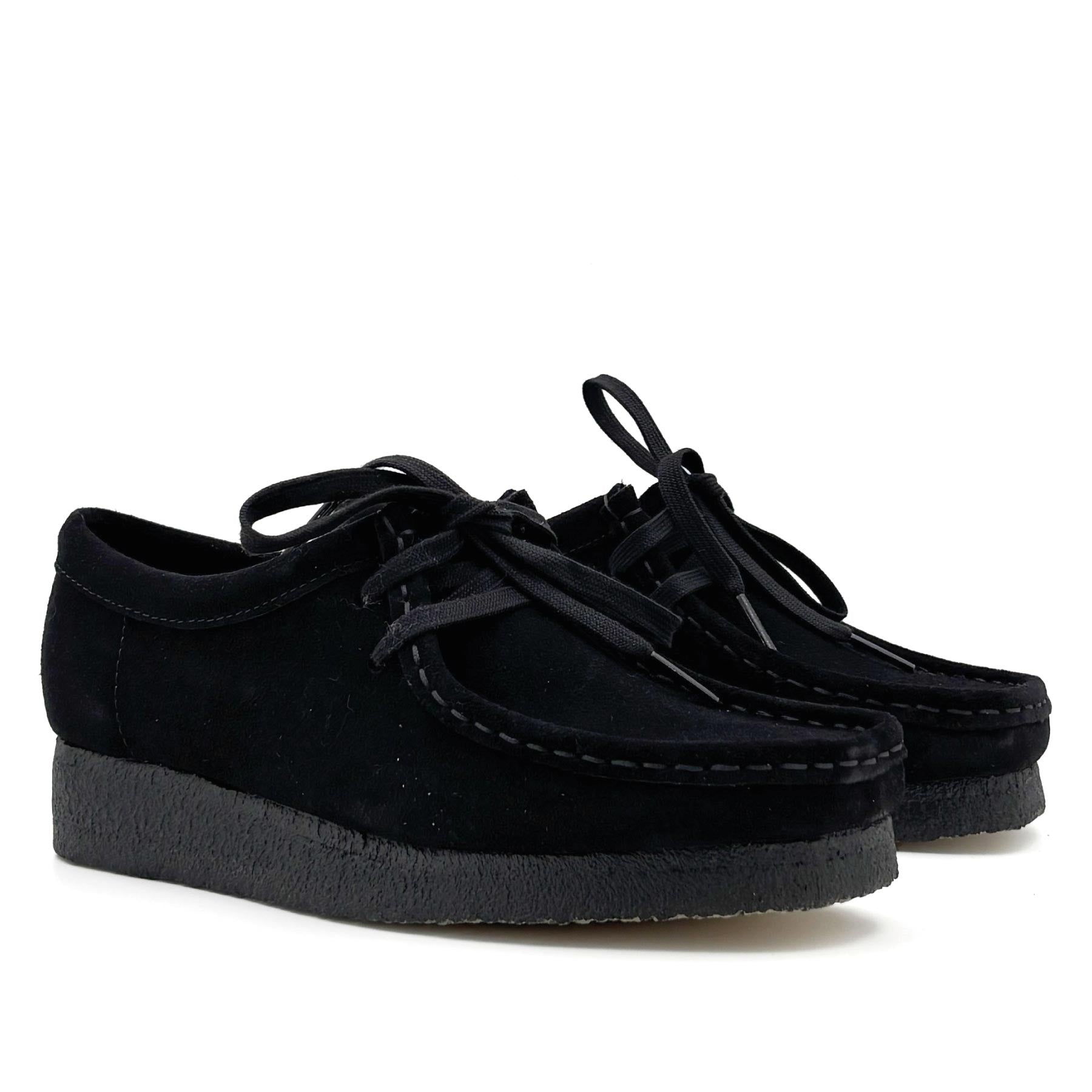 Clarks Originals Wallabee Black Suede W - SKOBAREN
