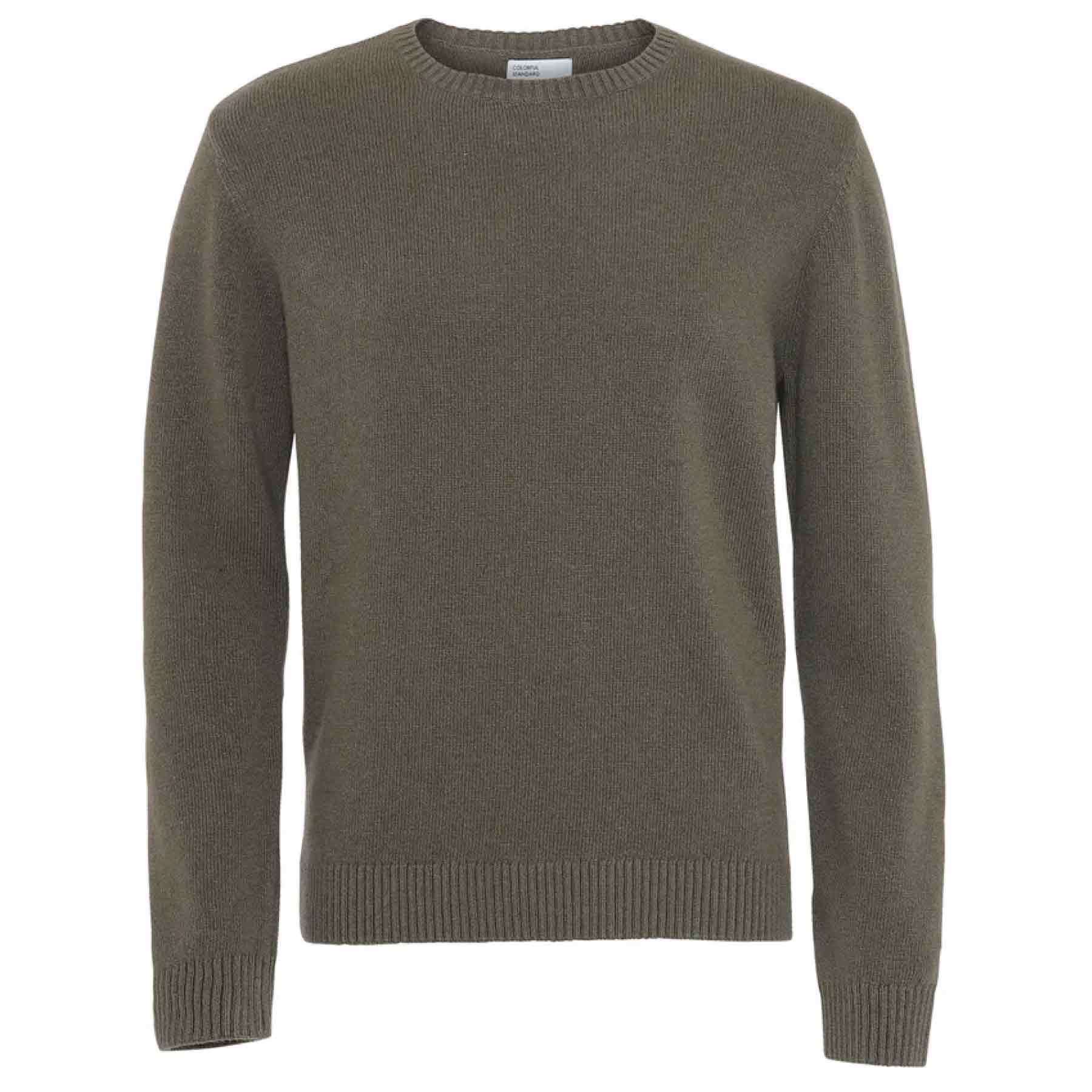 Merino Wool Crew Dusty Olive