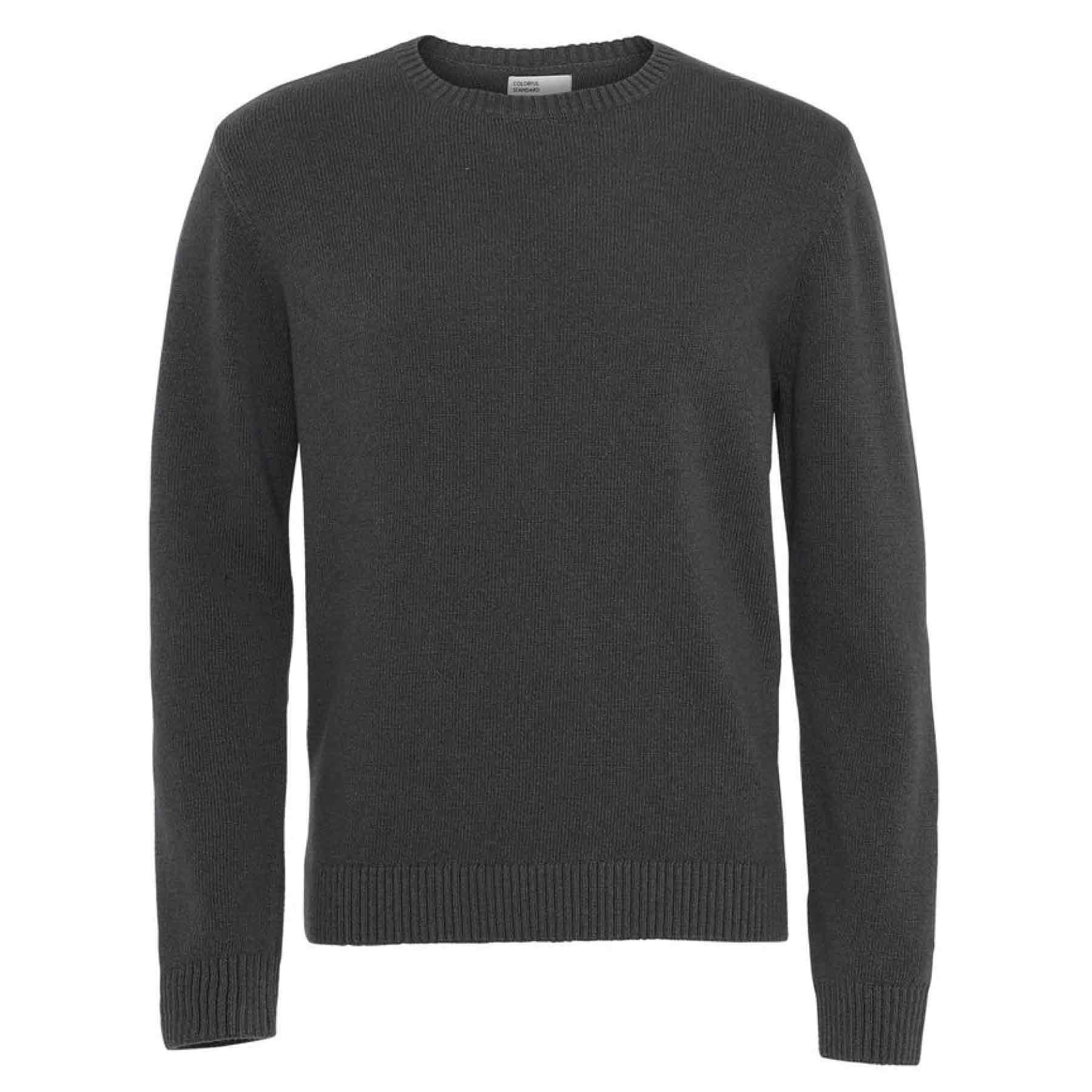 Merino Wool Crew Lava Grey