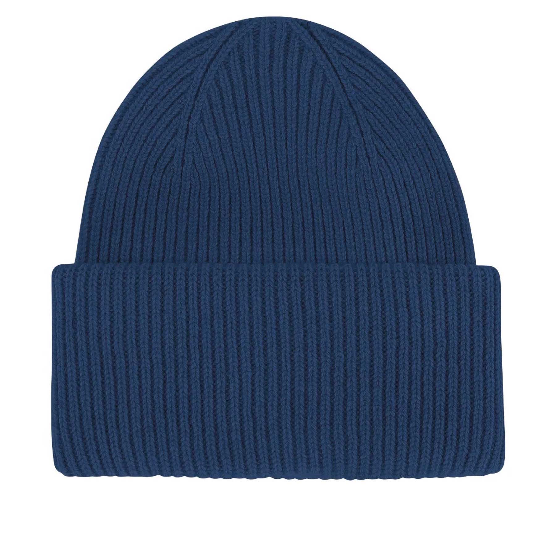 Merino Wool Hat Marine Blue