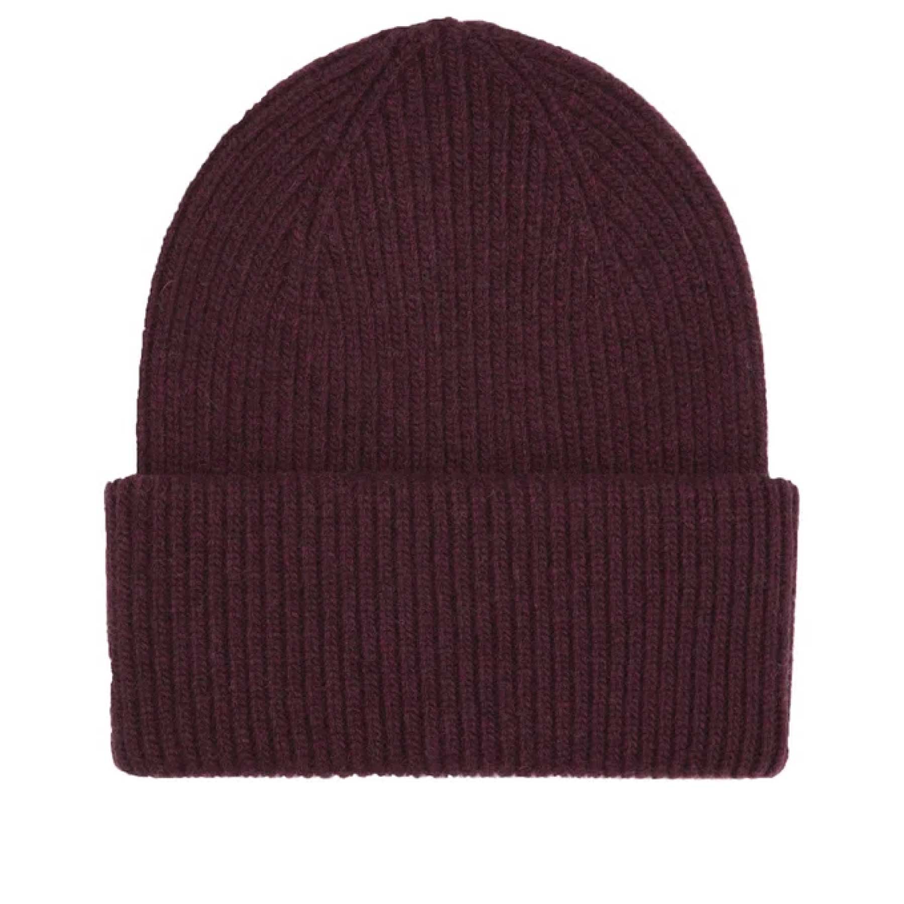 Merino Wool Hat Oxblood Red