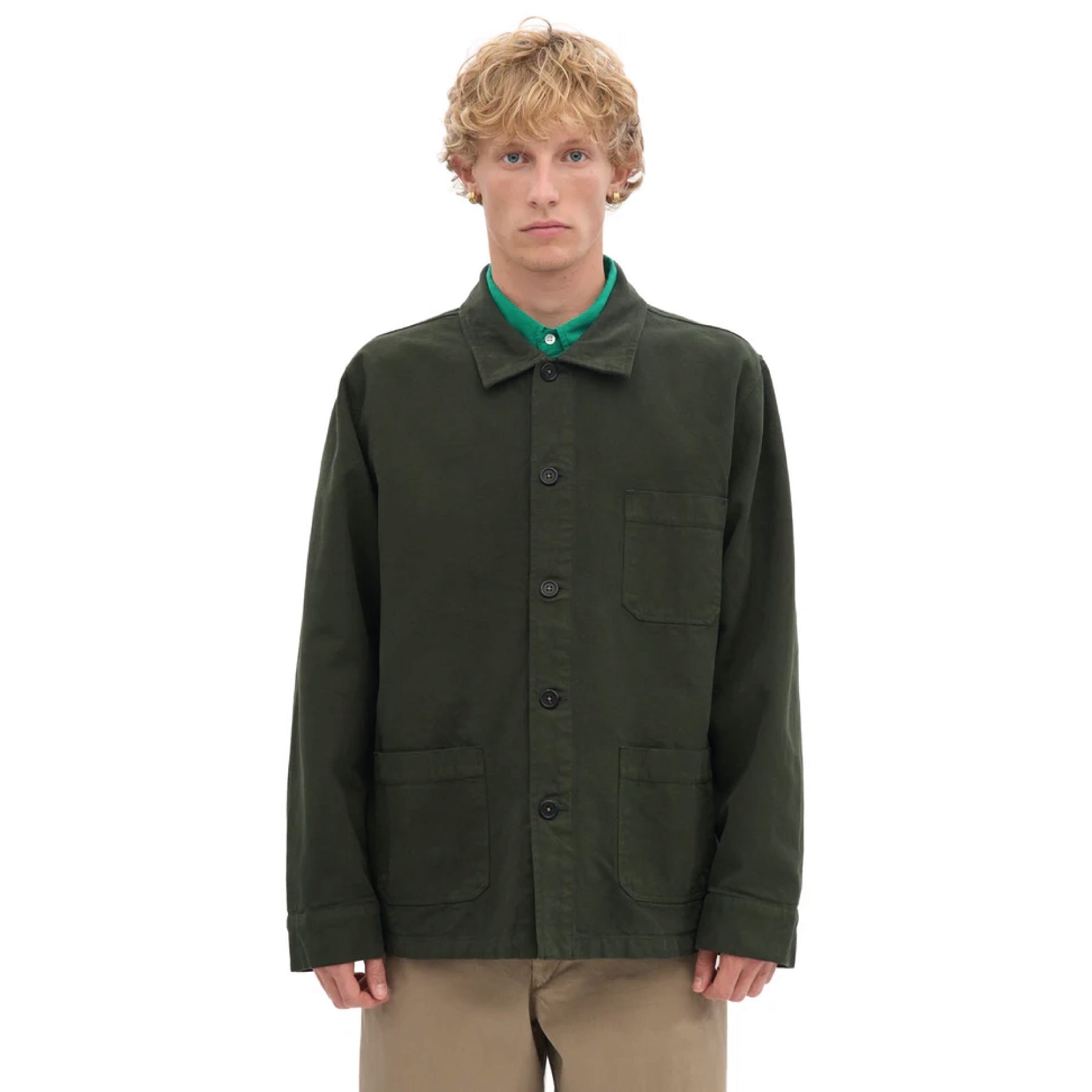 Organic Workwear Jacket Hunter Green