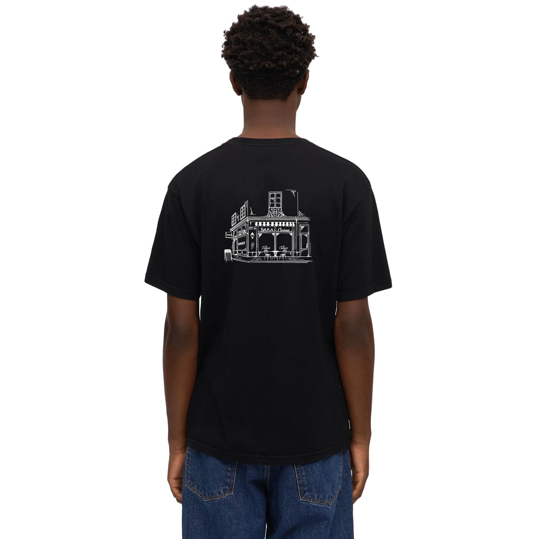 Tee Deep Black Caisas x SKOBAREN