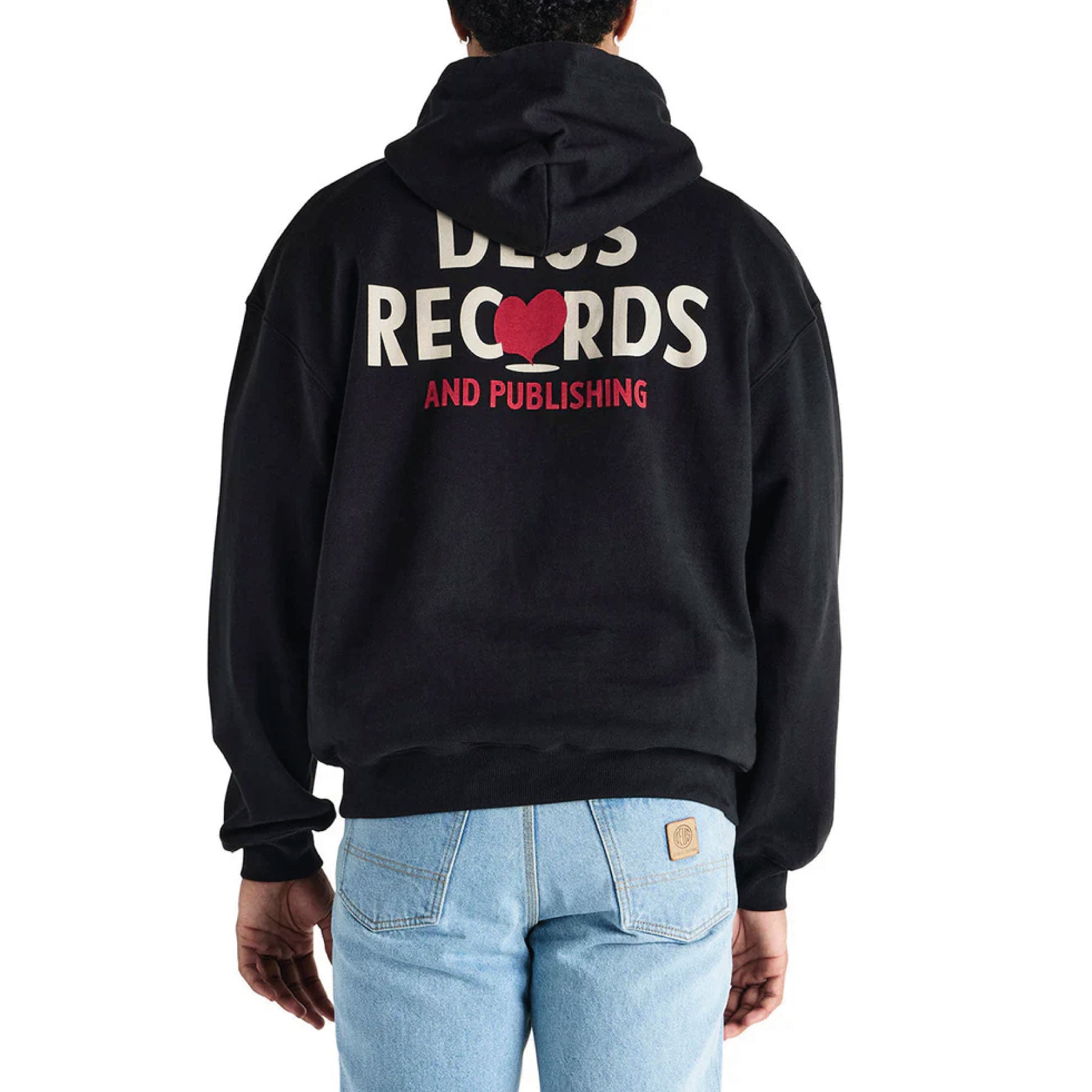 Deep Cut Hoodie Black