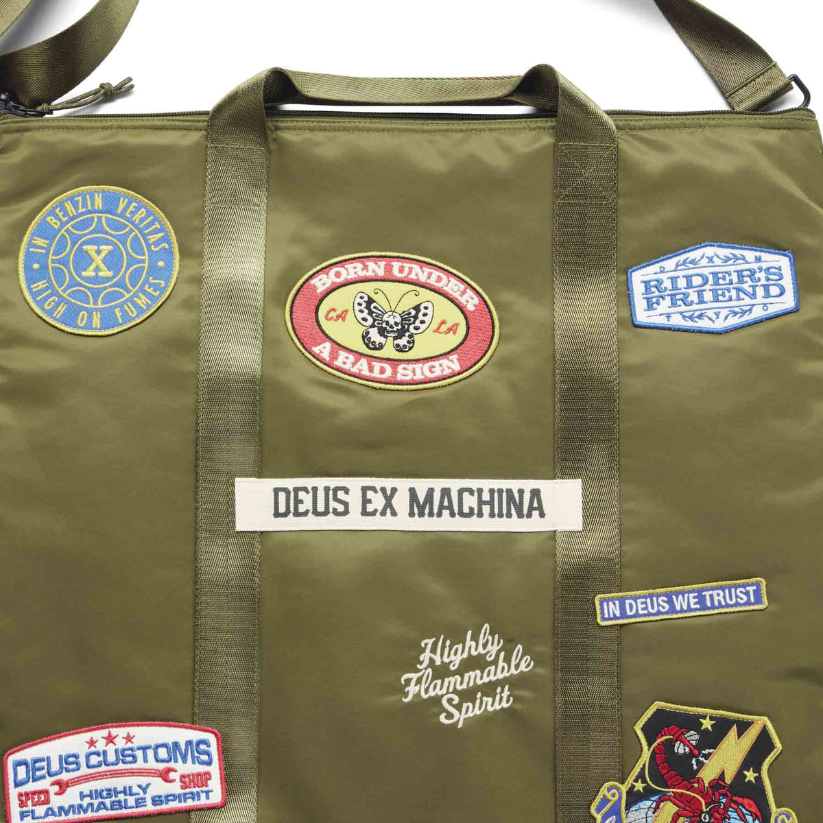 Flight Helmet Tote Olive Green