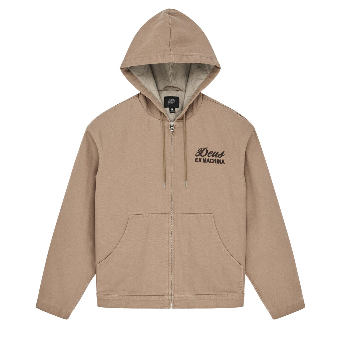 Harajuku Hooded Jacket Camel Brown