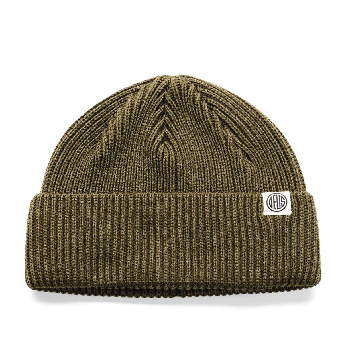 Pill Merino Beanie Olive Green