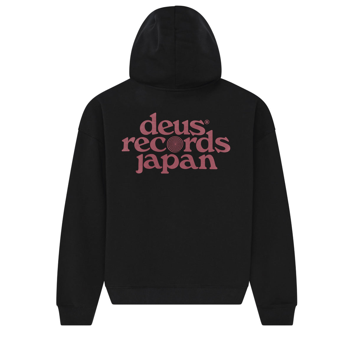 Strata Zip Hoodie Black
