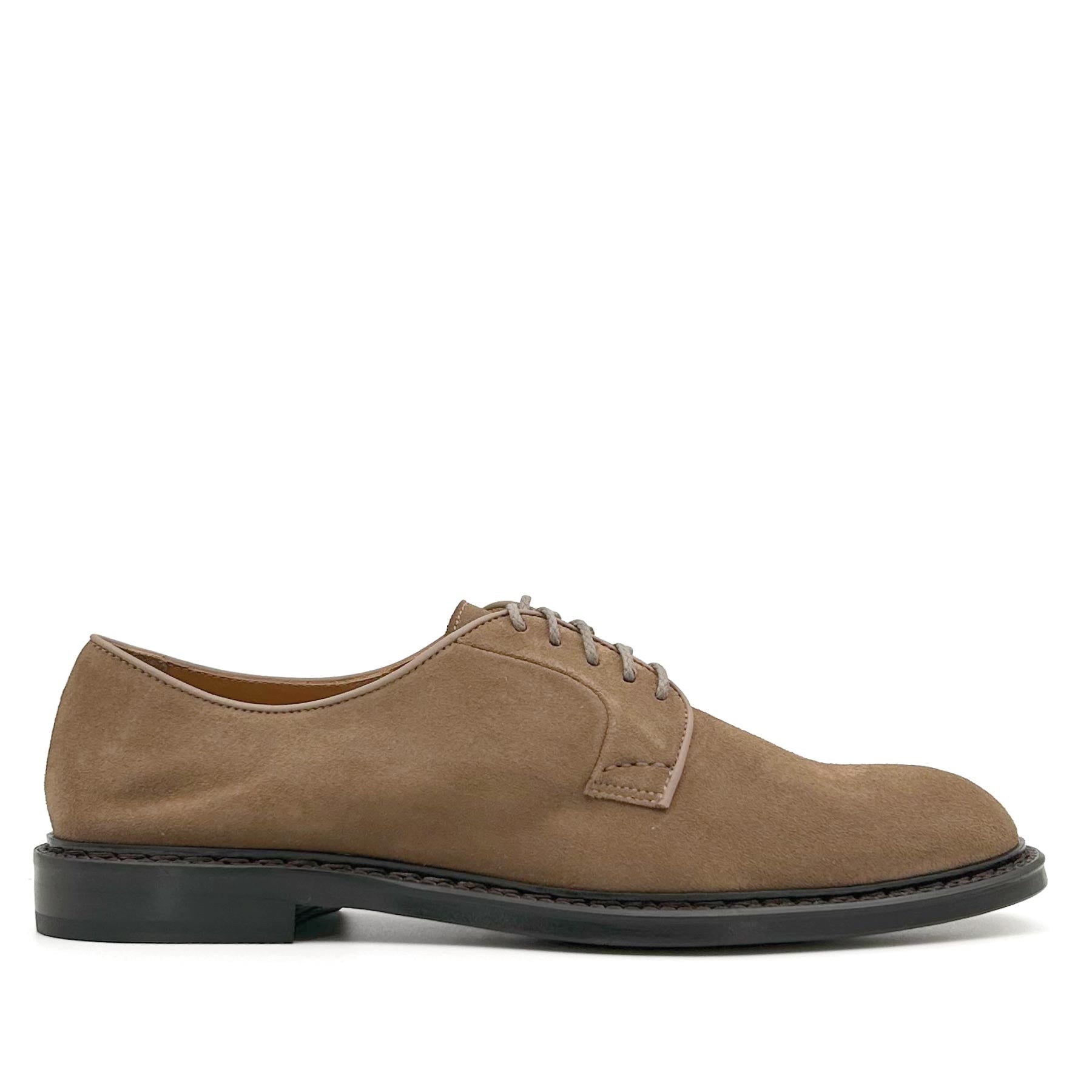 Derby Visone Palude Suede Lace-Ups