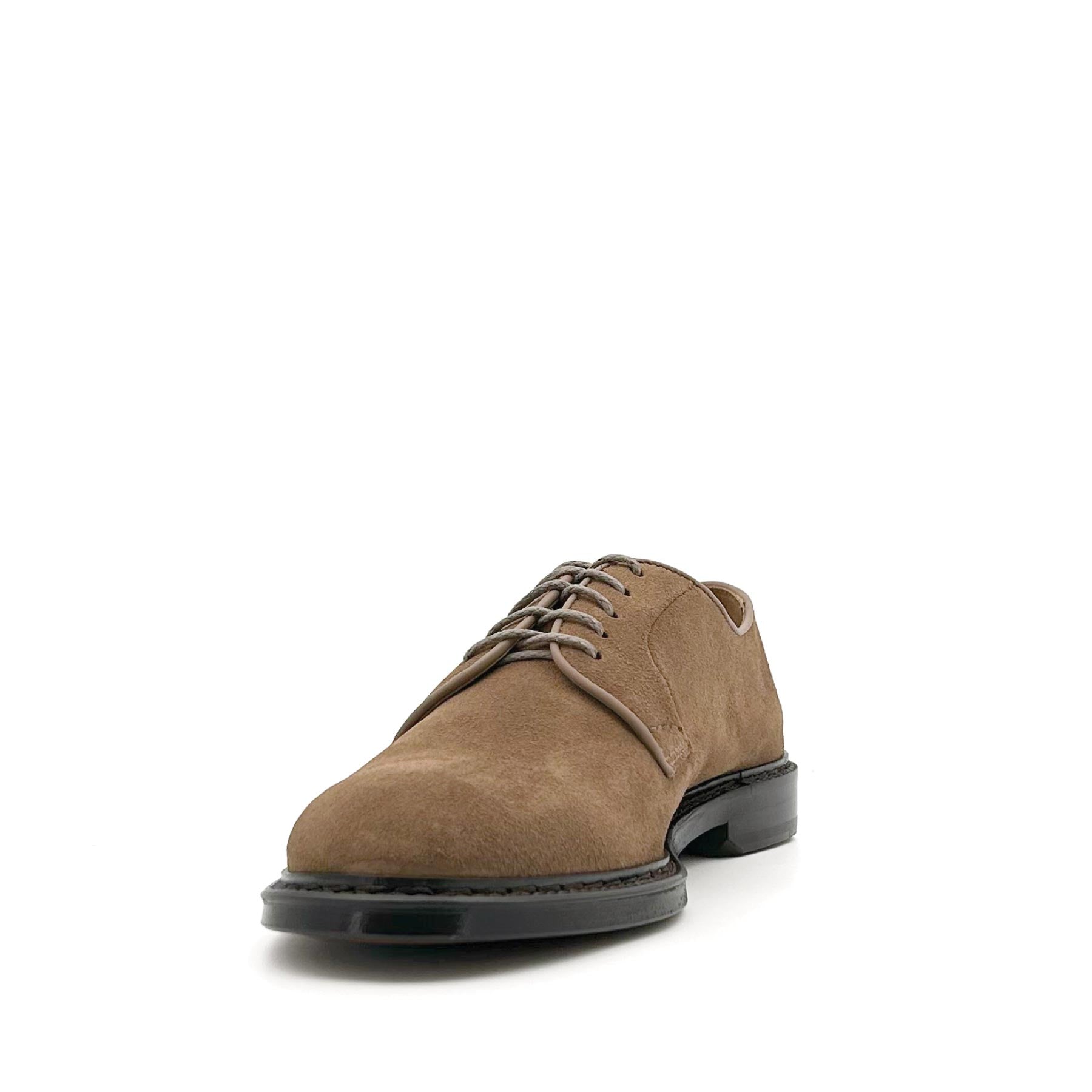 Derby Visone Palude Suede Lace-Ups