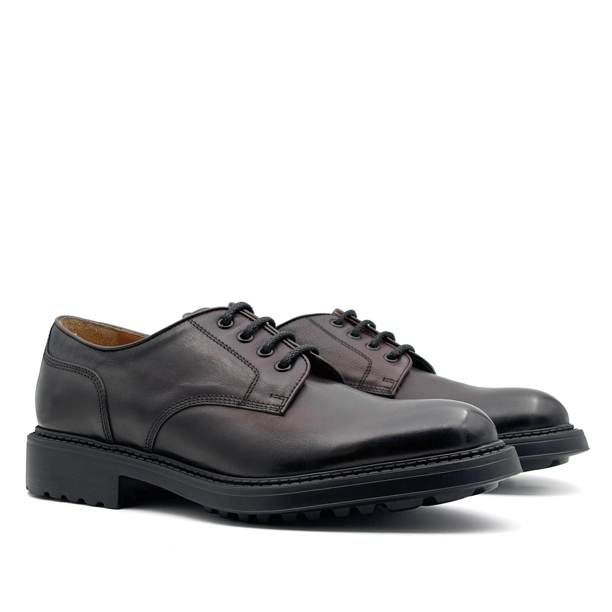 Leather Derby Burgundy