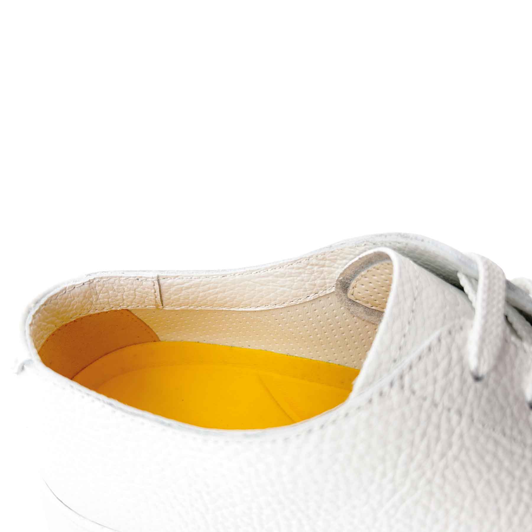 Sneaker Bianco White Leather