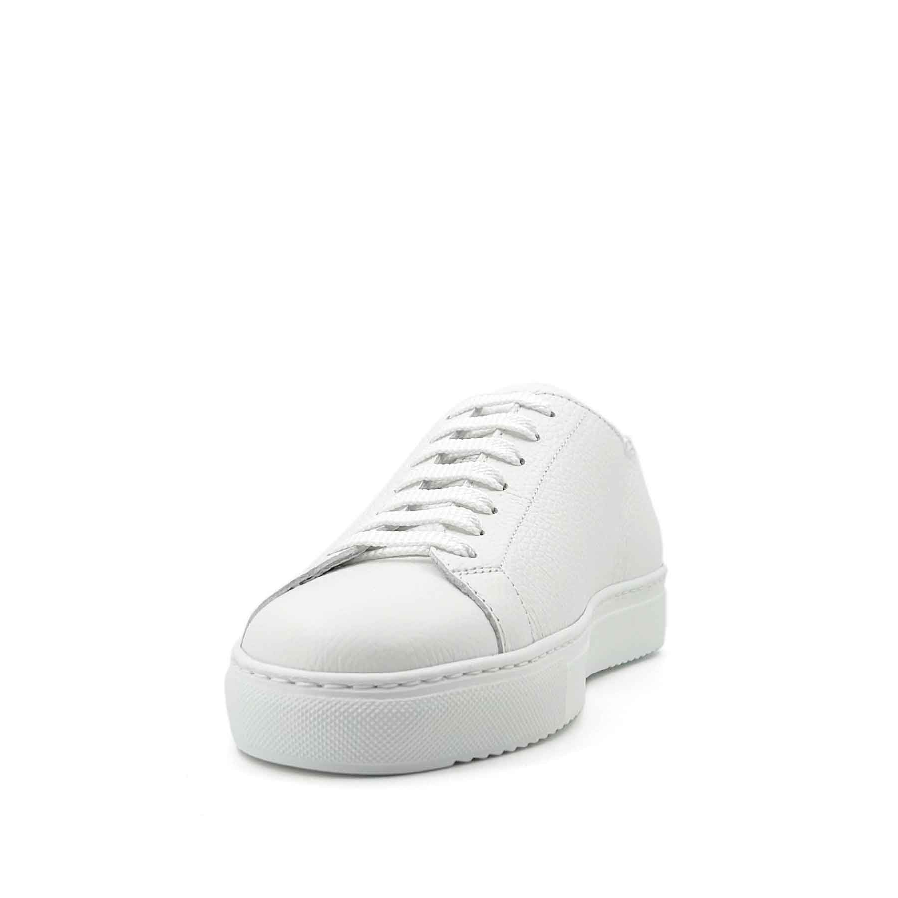 Sneaker Bianco White Leather
