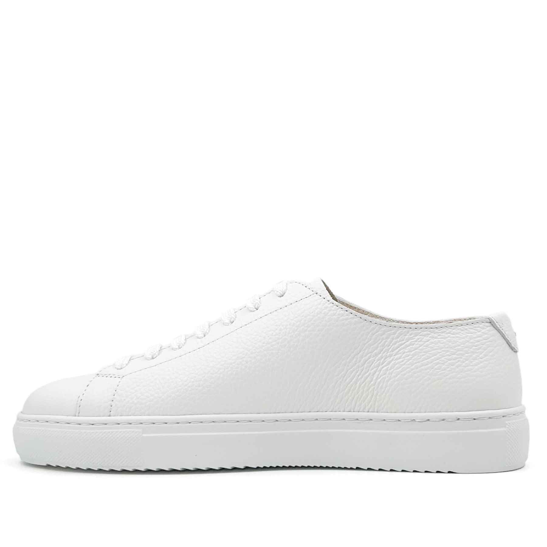 Sneaker Bianco White Leather