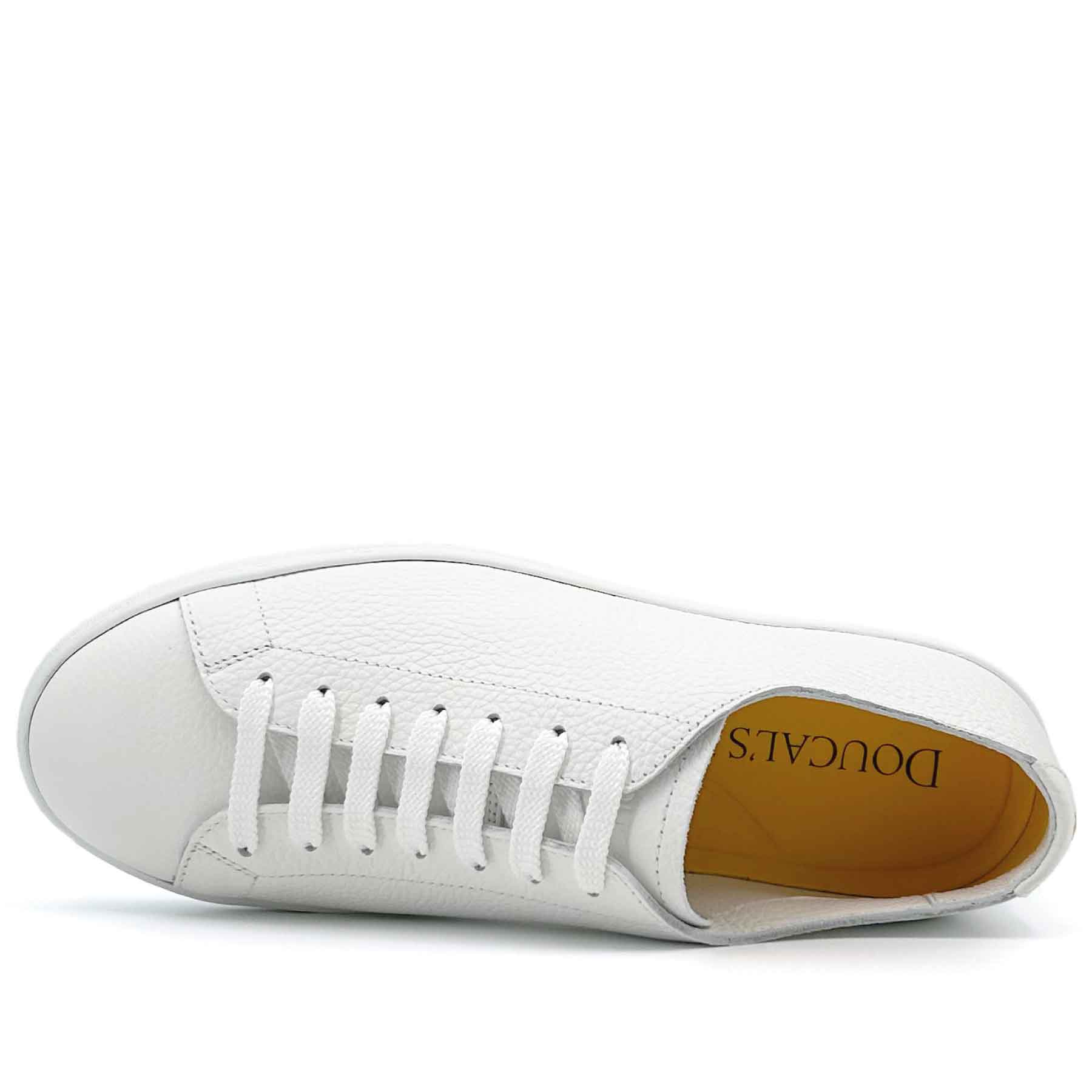 Sneaker Bianco White Leather