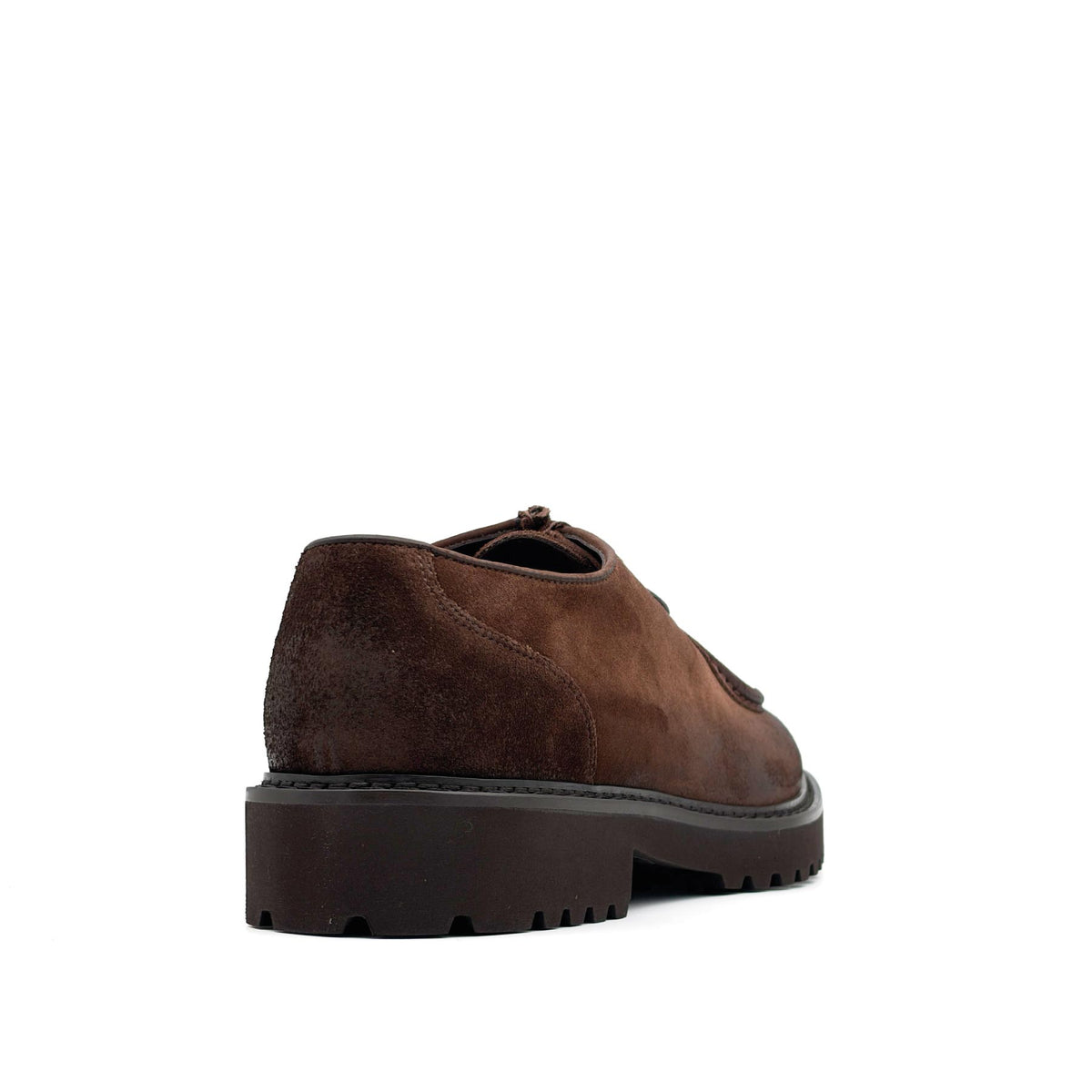 Two Eyelet Suede Derby Havana