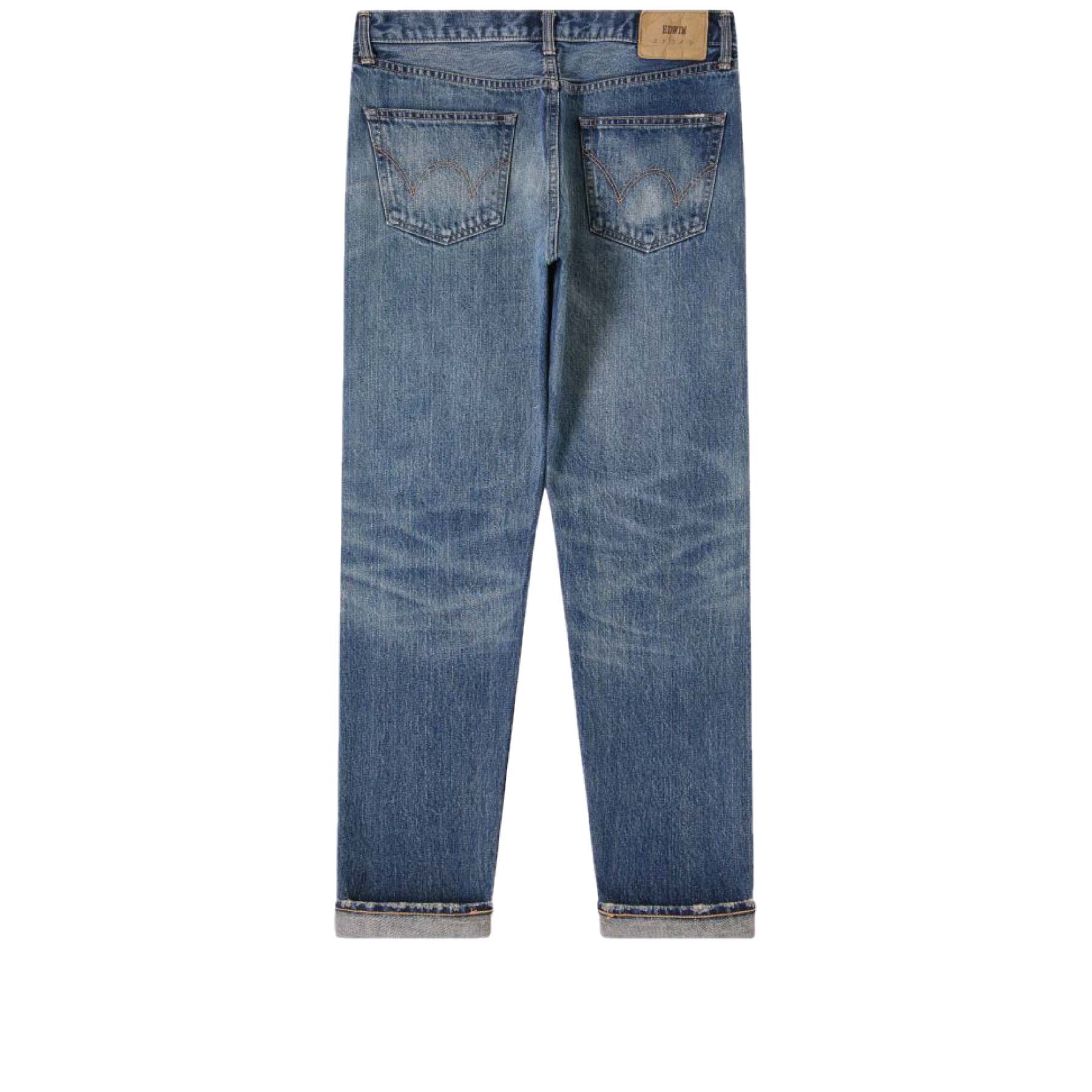 Kurabo Regular Tapered Blue Mid Dark Used 14oz