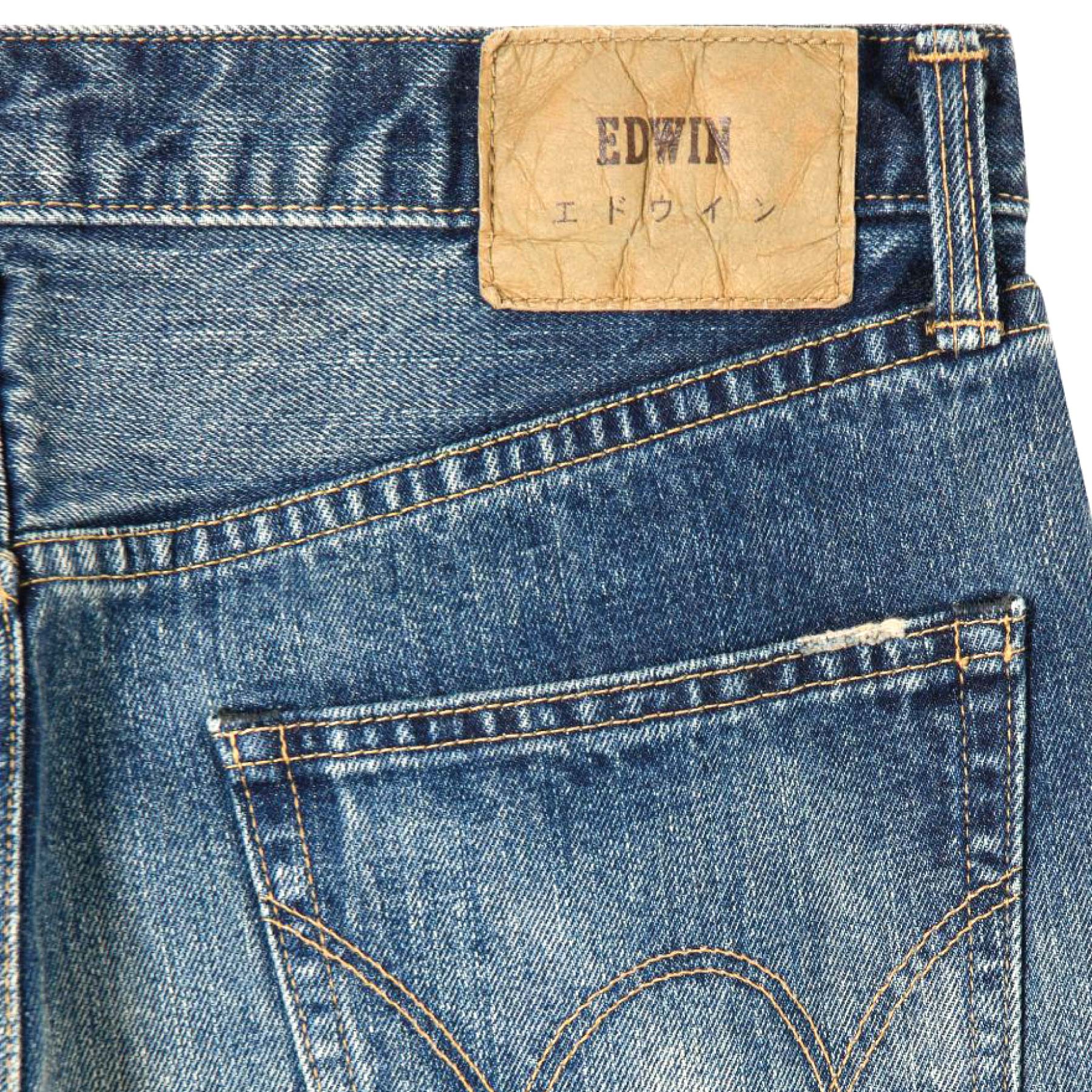 Kurabo Regular Tapered Blue Mid Dark Used 14oz