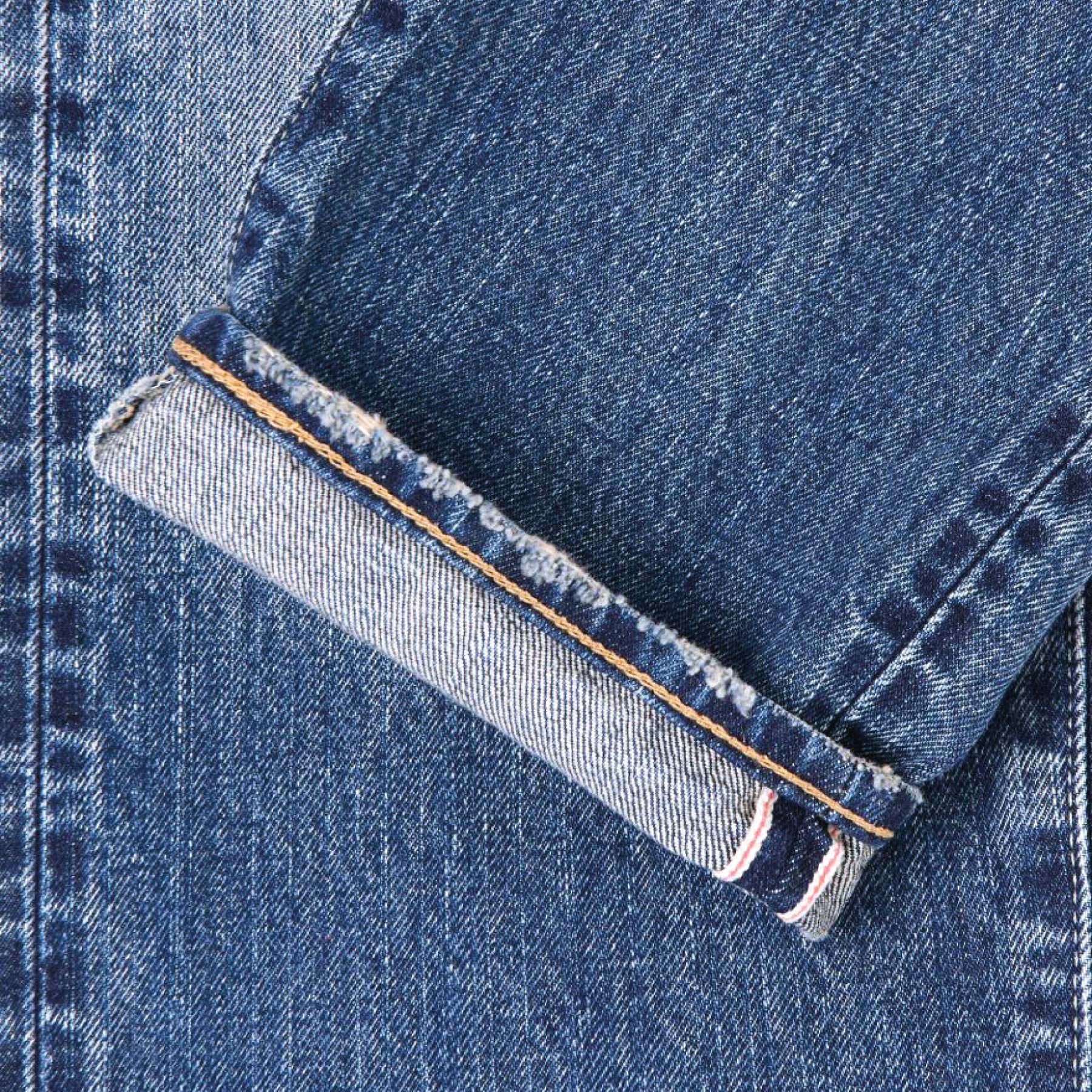 Kurabo Regular Tapered Blue Mid Dark Used 14oz