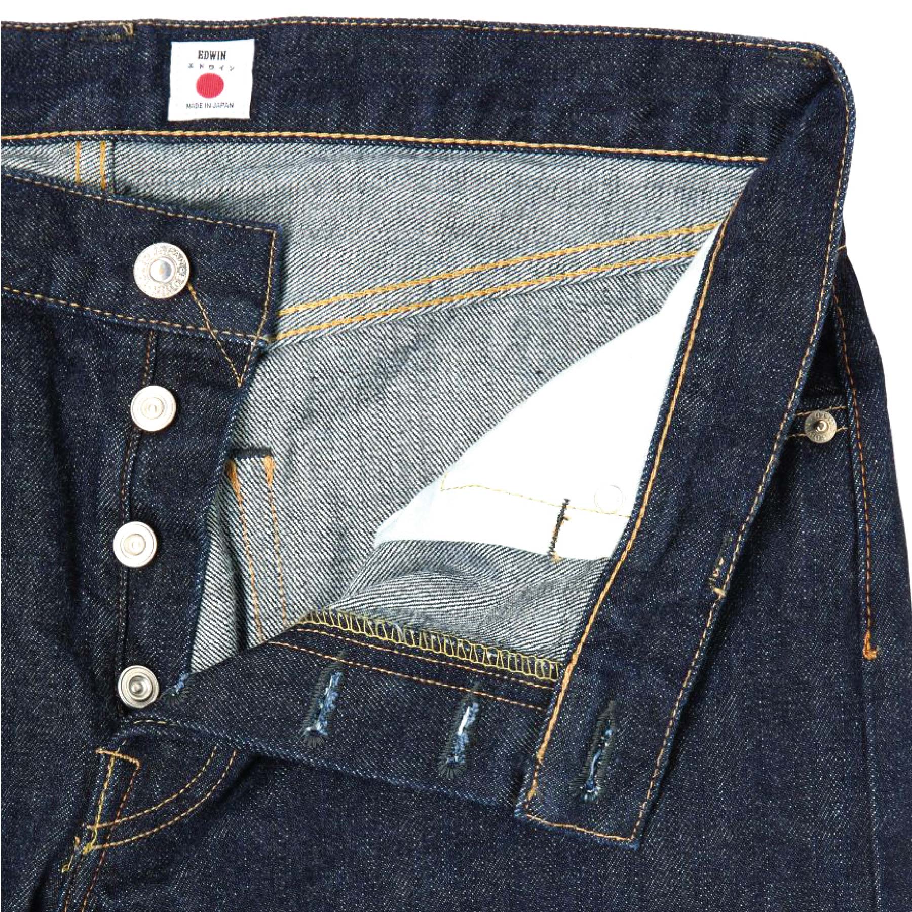 Kurabo Regular Tapered Blue Rinsed Red Selvage 14oz