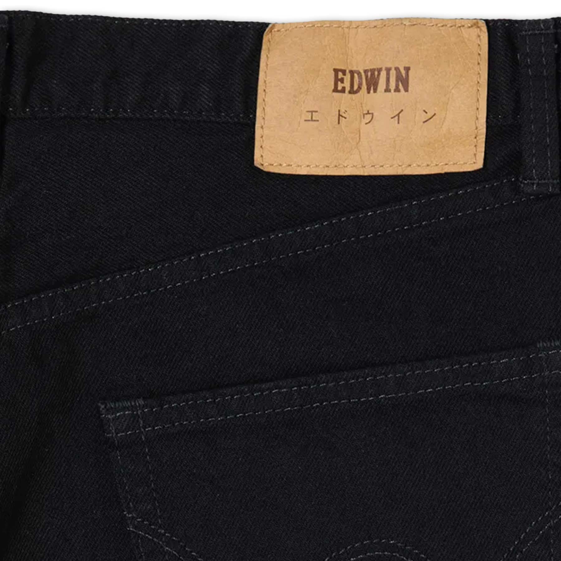 Loose Straight Black Unwashed 13oz