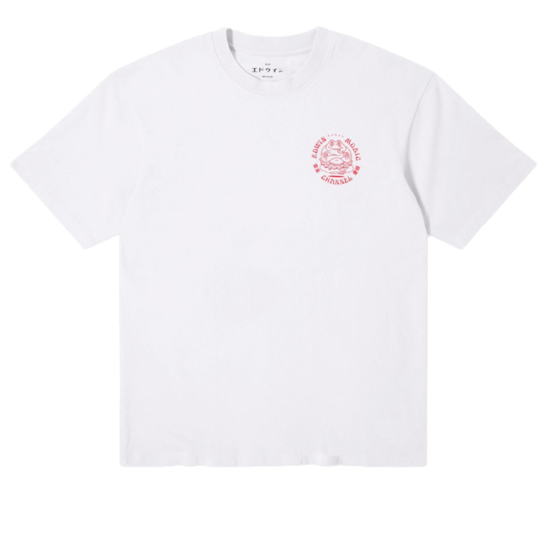 Music Channel T-Shirt White Red