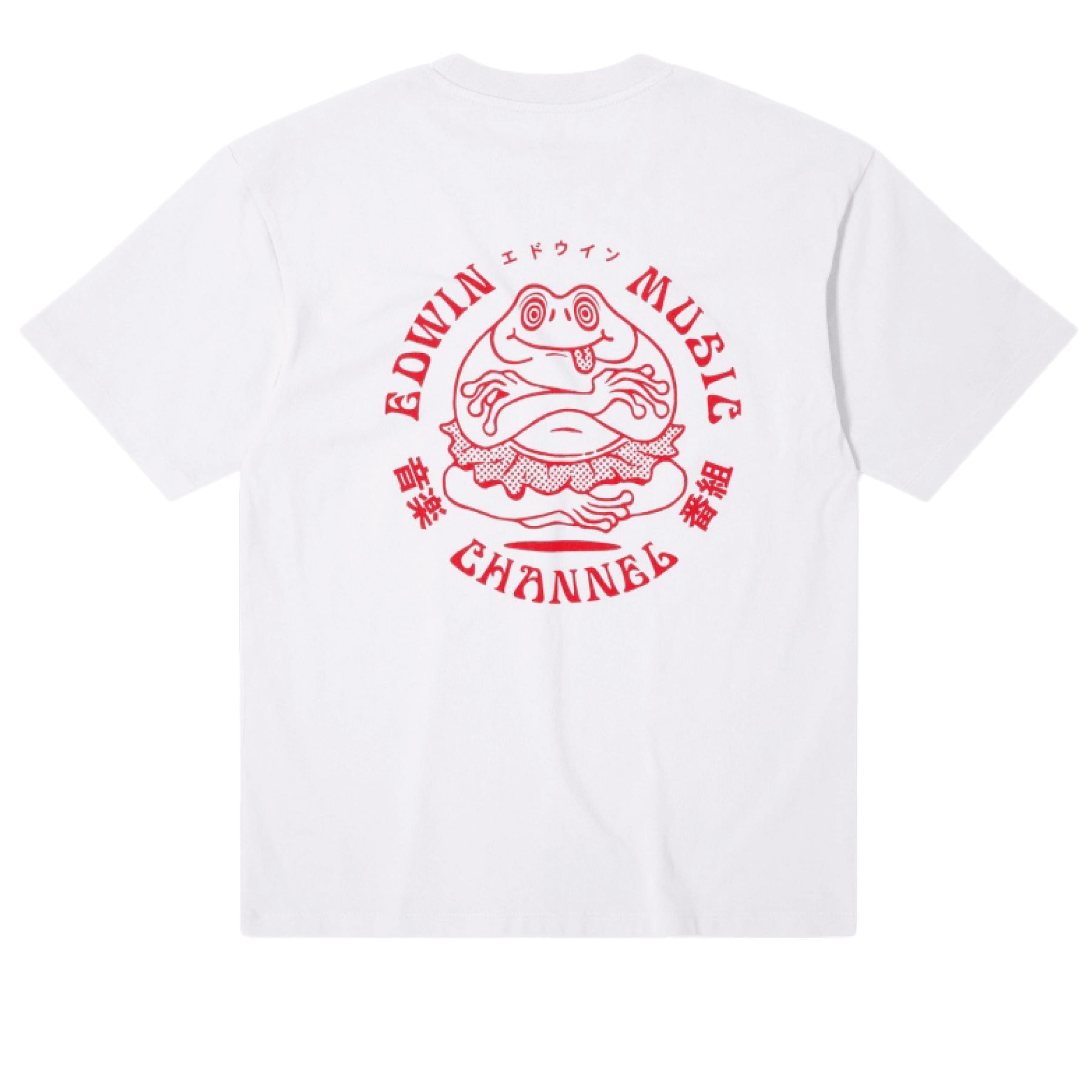 Music Channel T-Shirt White Red