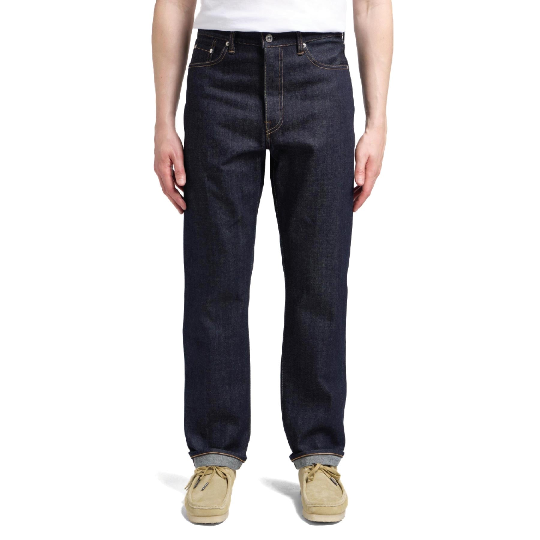 Regular Straight Blue Unwashed 14oz