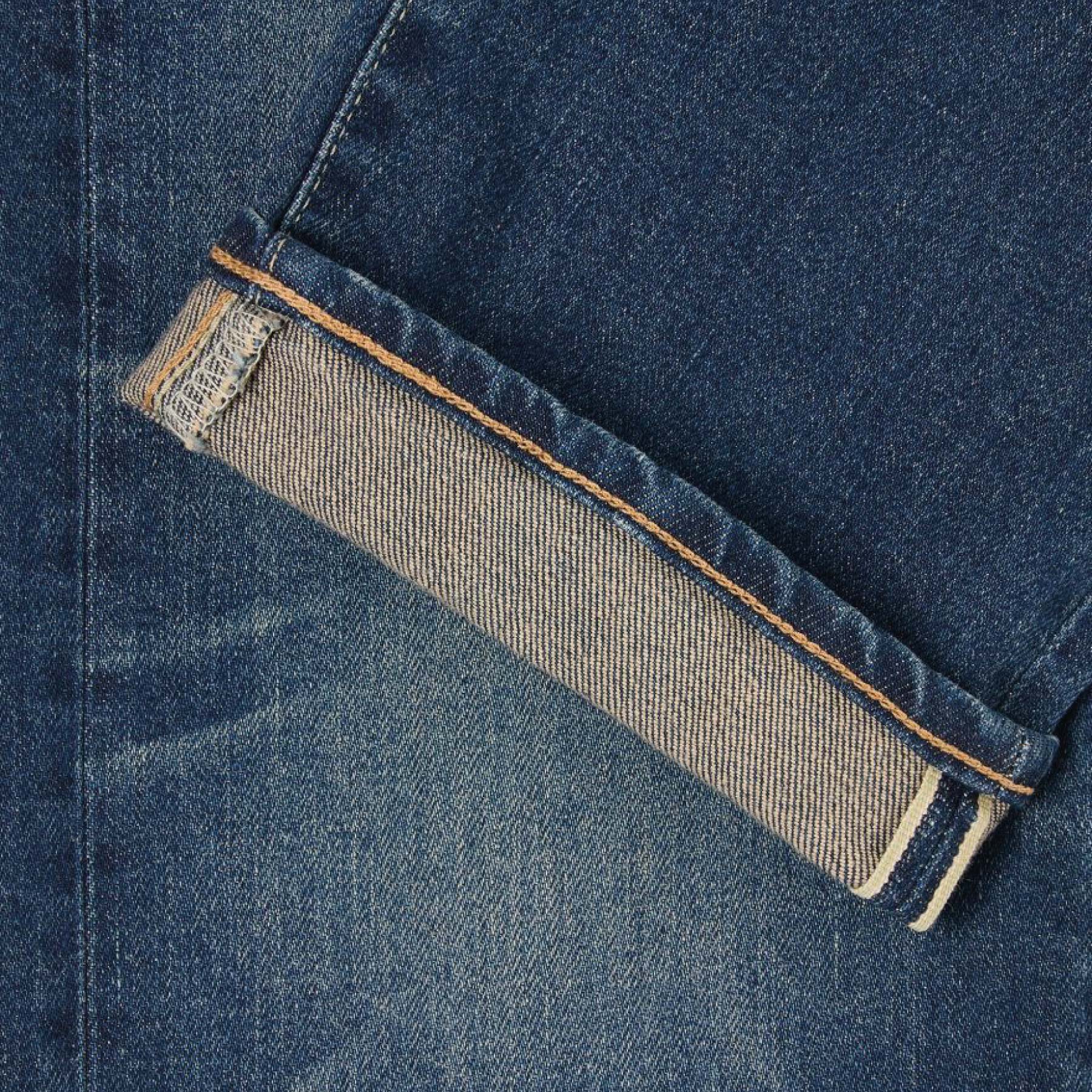 Regular Tapered Kaihara Blue Mid Dark Used 12.5oz