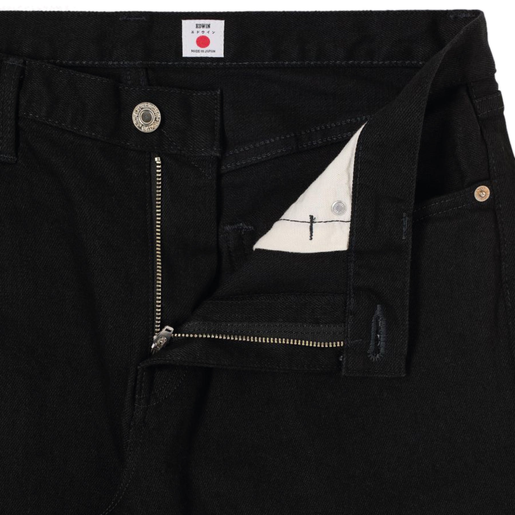 Regular Tapered Kaihara Rinsed Black 12.5oz