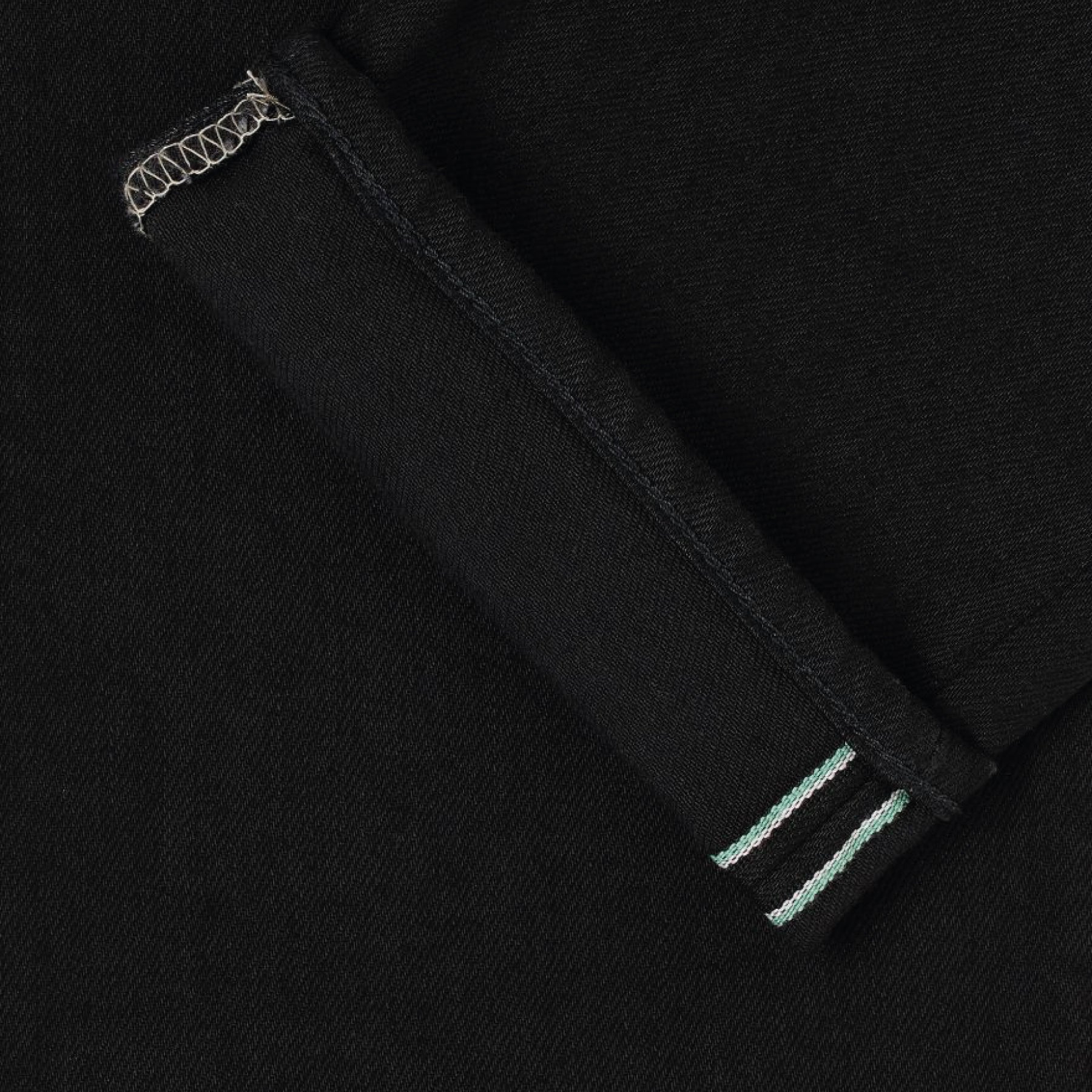 Regular Tapered Kaihara Rinsed Black 12.5oz