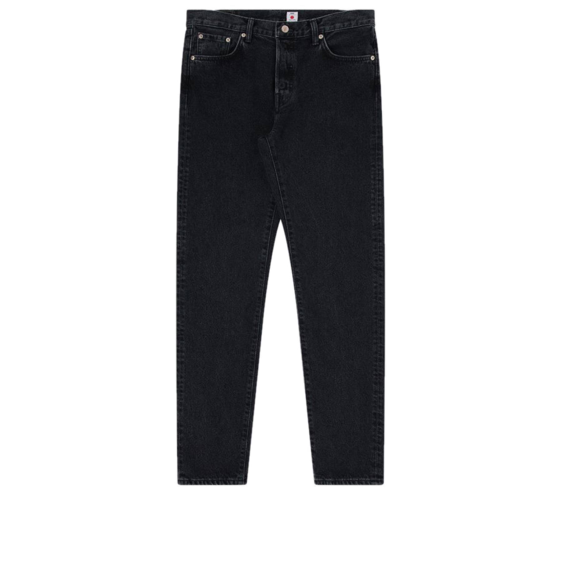 Slim Tapered Kaihara Black Dark Used