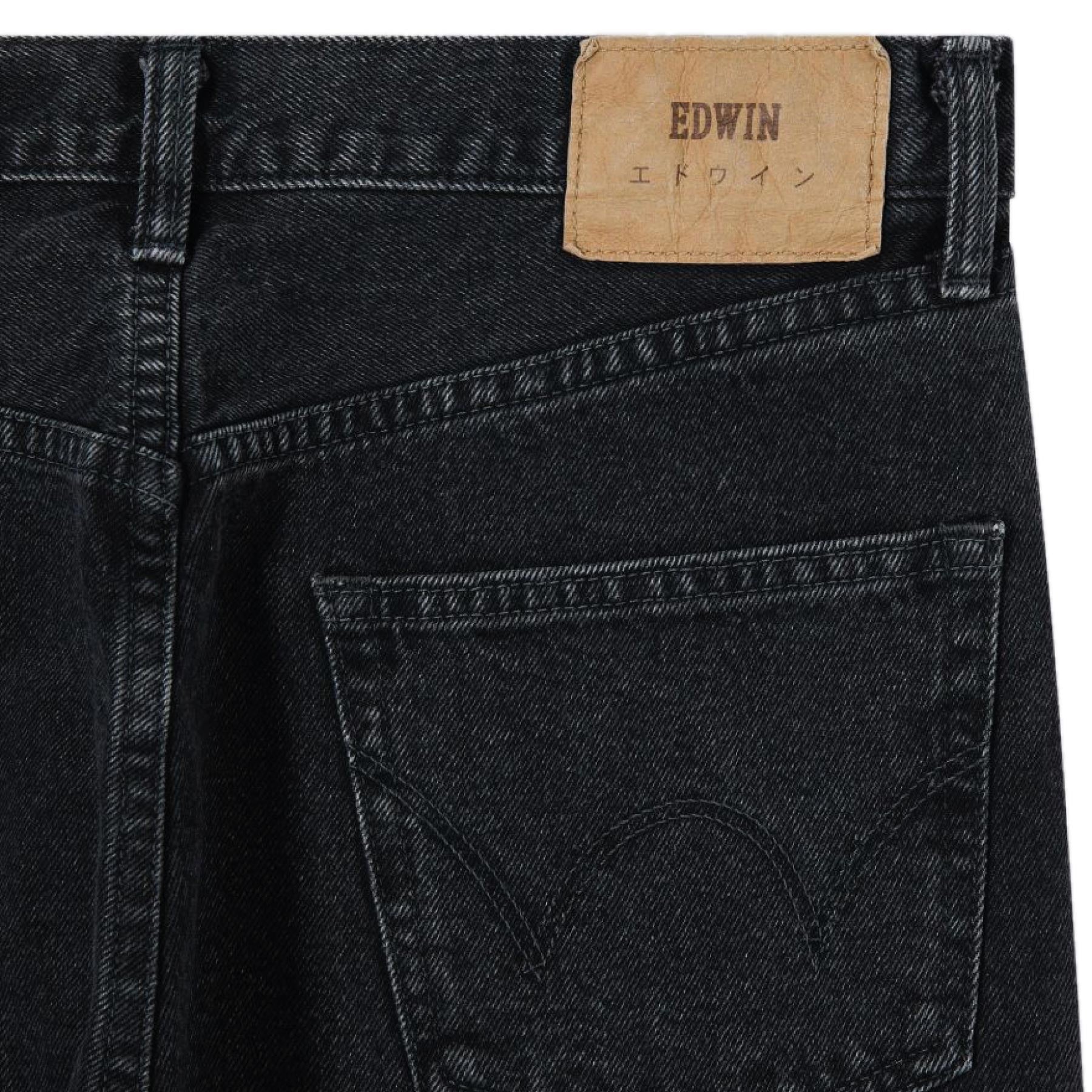 Slim Tapered Kaihara Black Dark Used