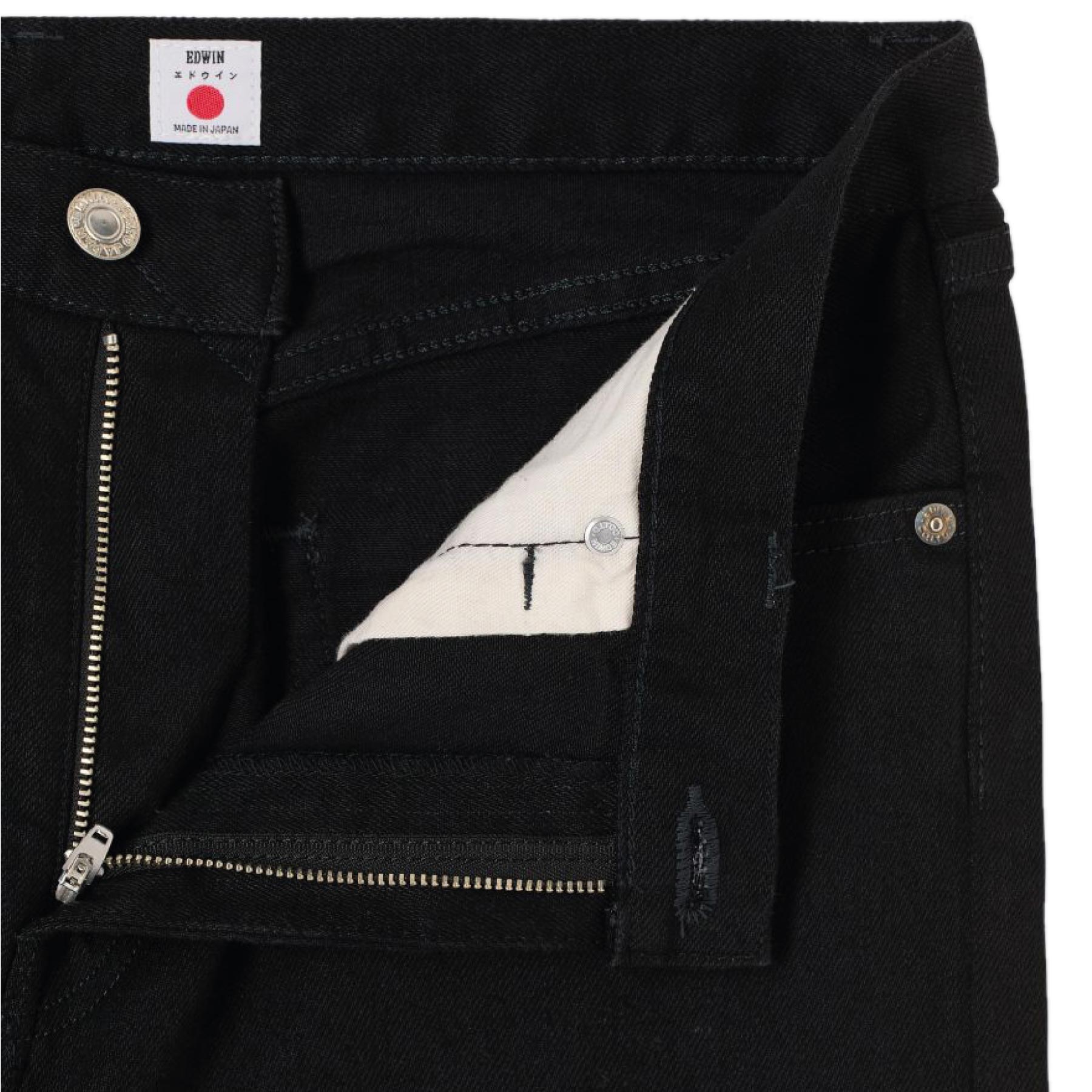 Slim Tapered Kaihara Rinsed Black 12.5oz