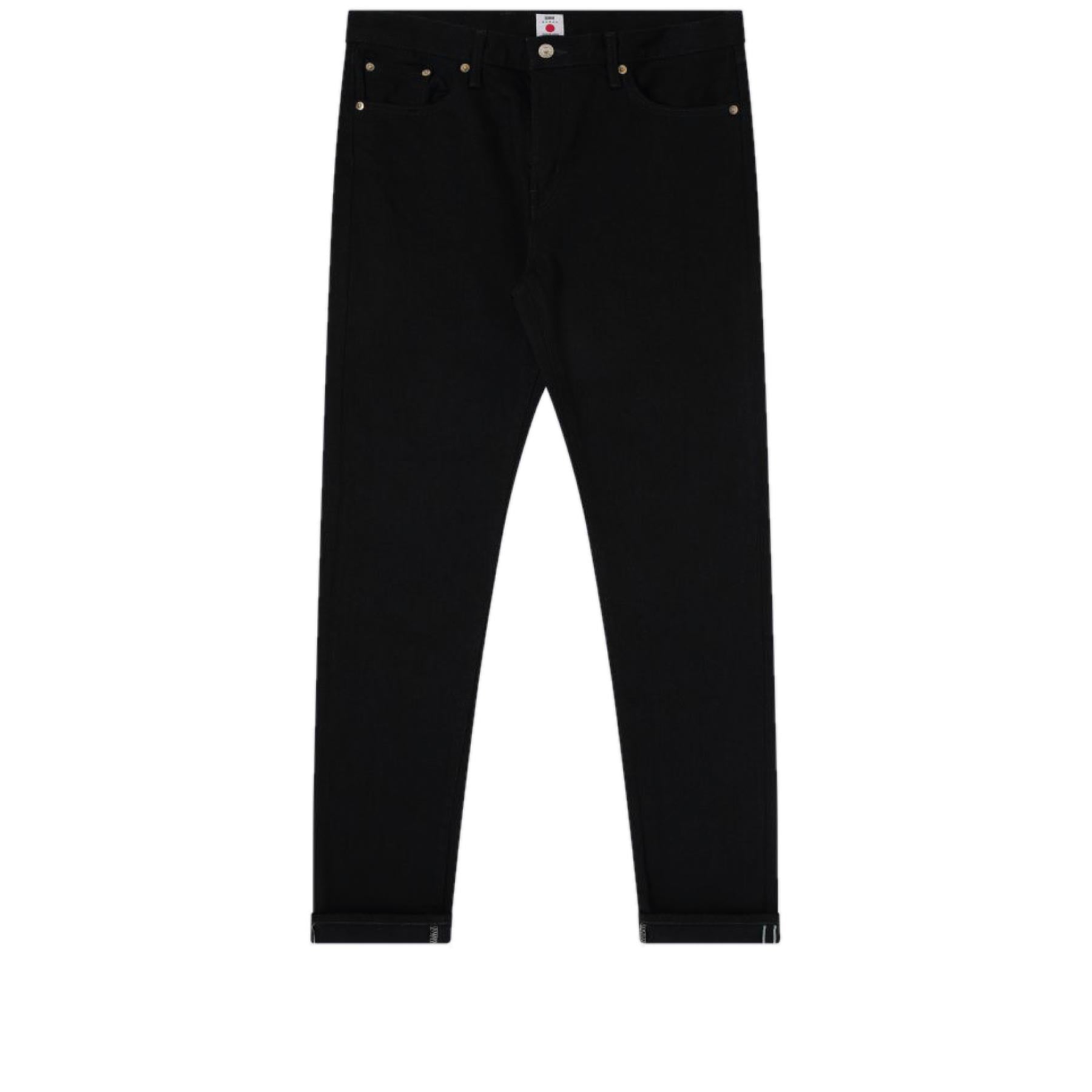 Slim Tapered Kaihara Rinsed Black 12.5oz