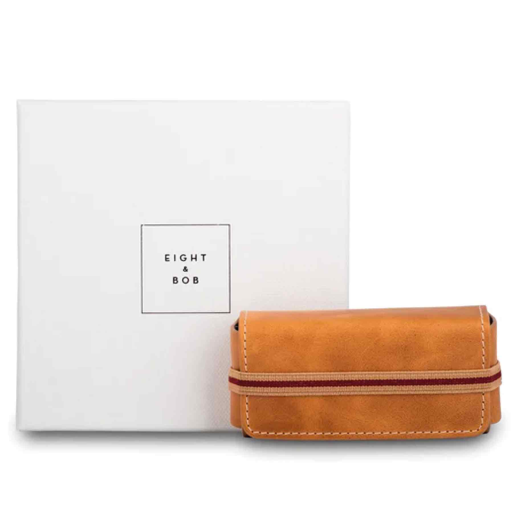 Leather Case Set Camel