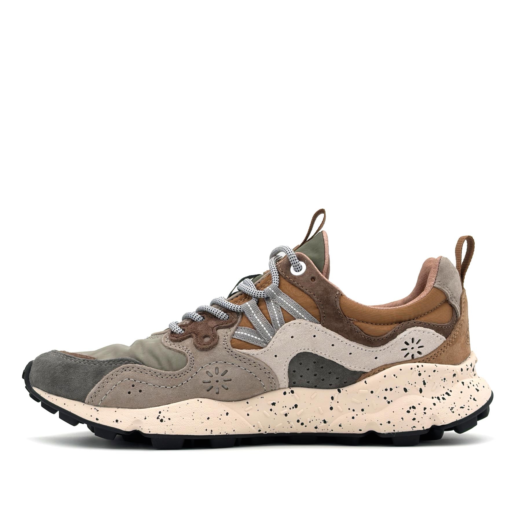 Yamano 3 Man Suede Nylon Grey Onion