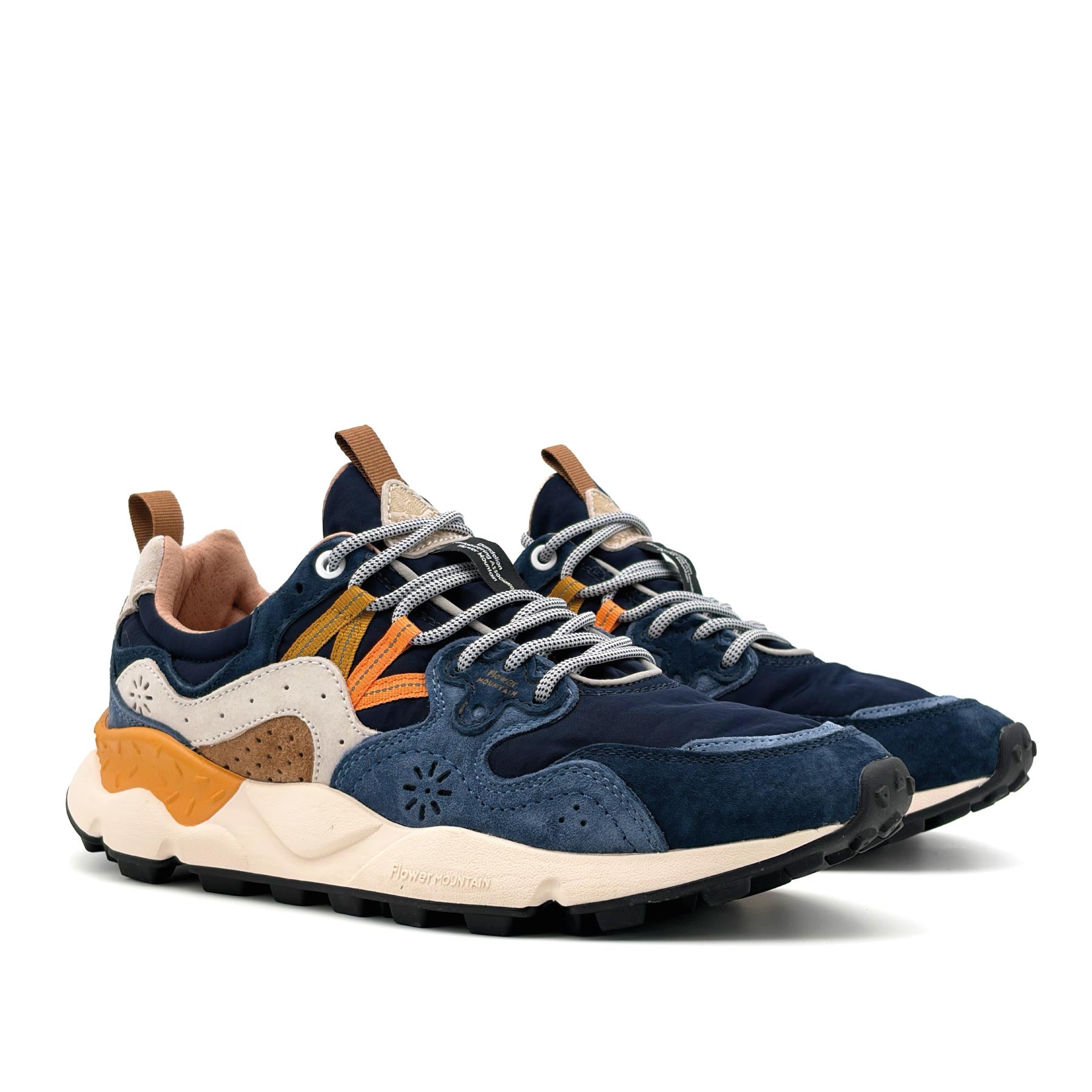 Yamano 3 Man Suede Nylon Navy Light Navy