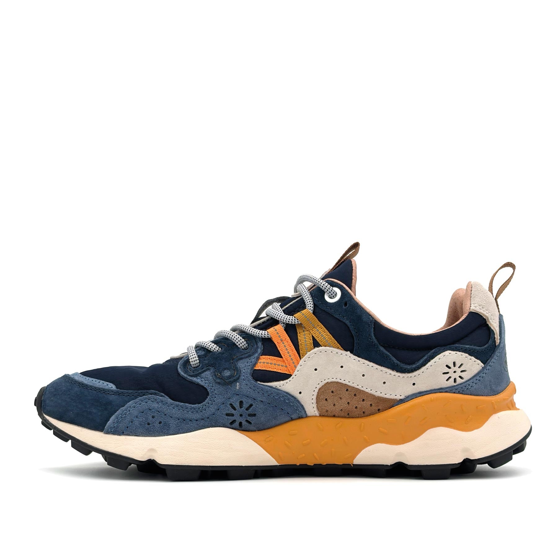 Yamano 3 Man Suede Nylon Navy Light Navy