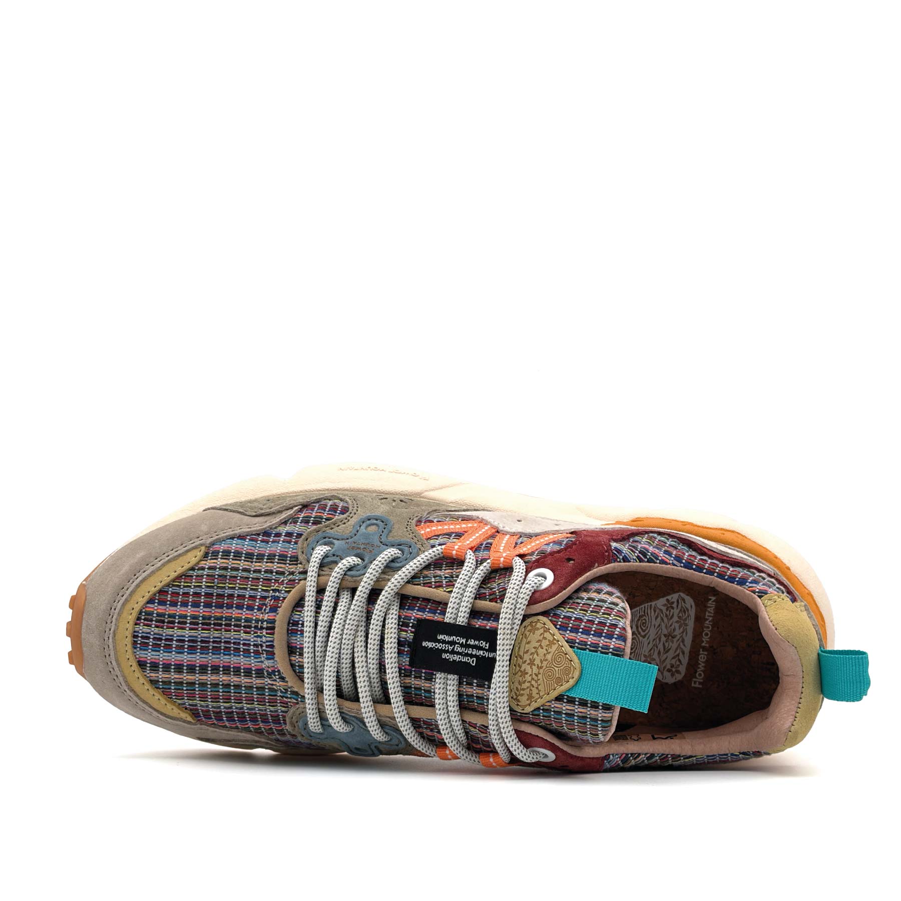 Yamano 3 Uni Suede Cotton Striped Grey Military Rust