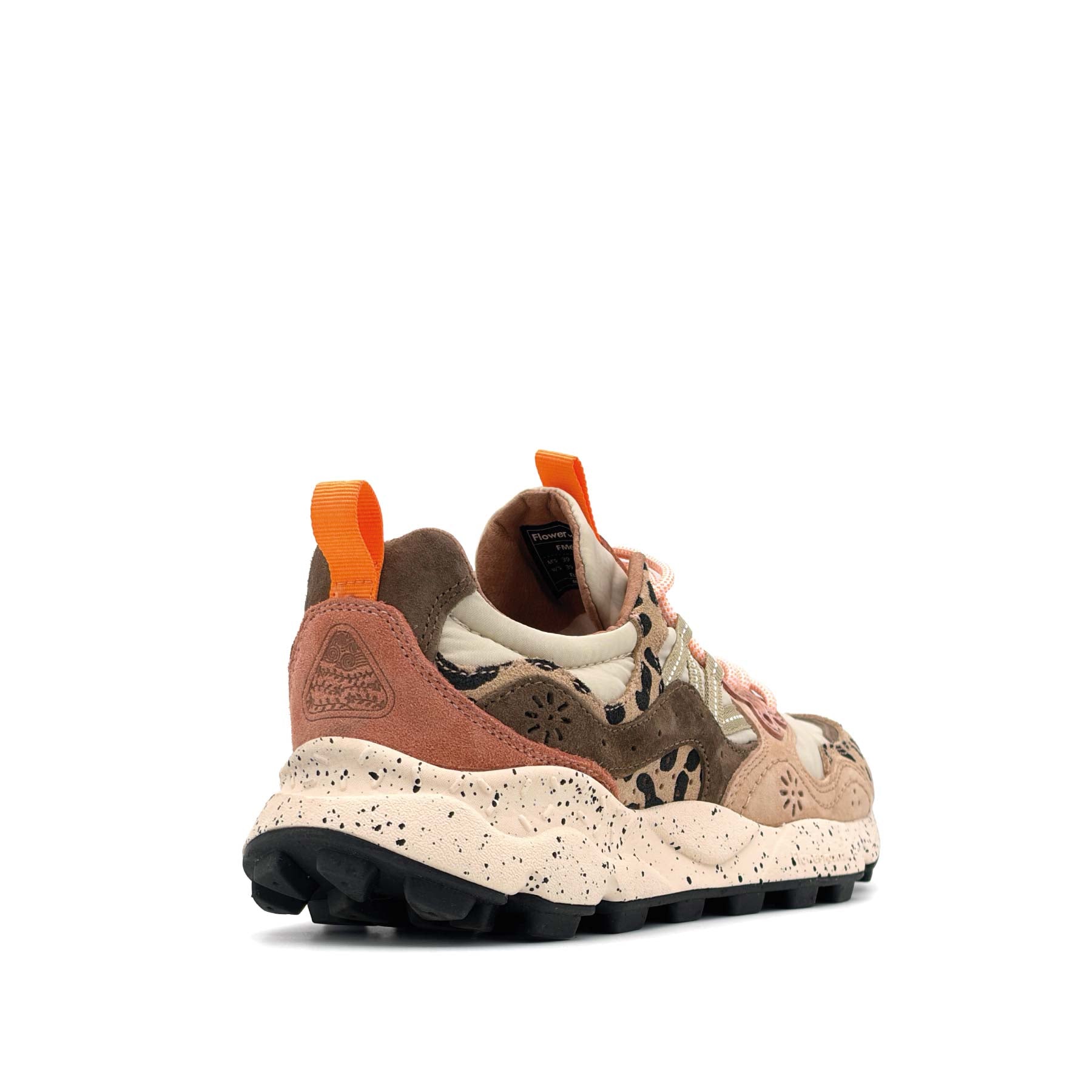 Yamano 3 Uni Suede Print Nylon Beige Milk Light Brown