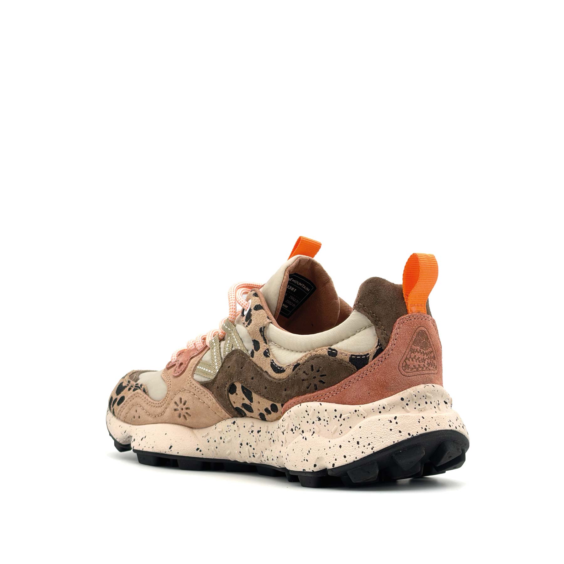 Yamano 3 Uni Suede Print Nylon Beige Milk Light Brown