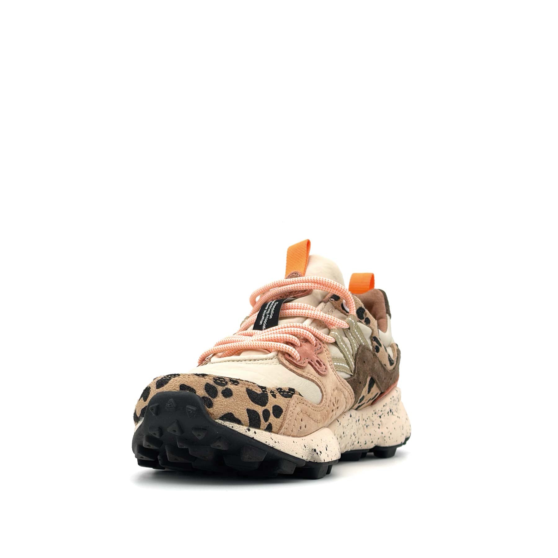 Yamano 3 Uni Suede Print Nylon Beige Milk Light Brown