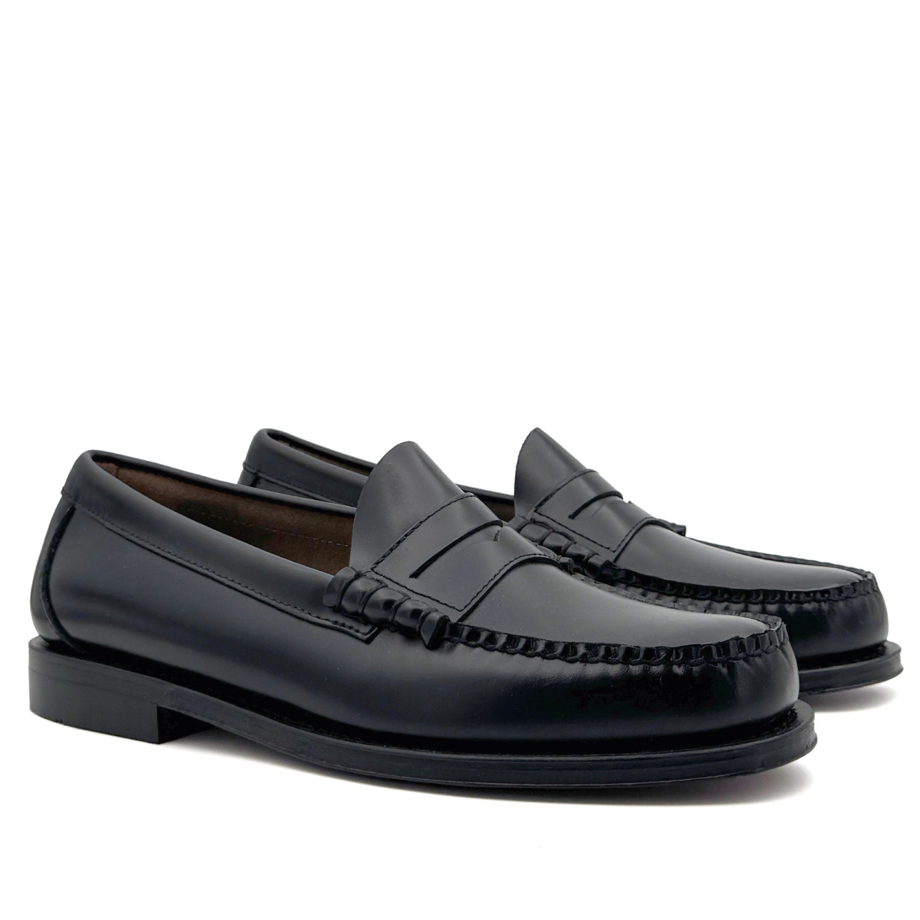 Weejun Heritage Larson Moc Penny Loafers Black