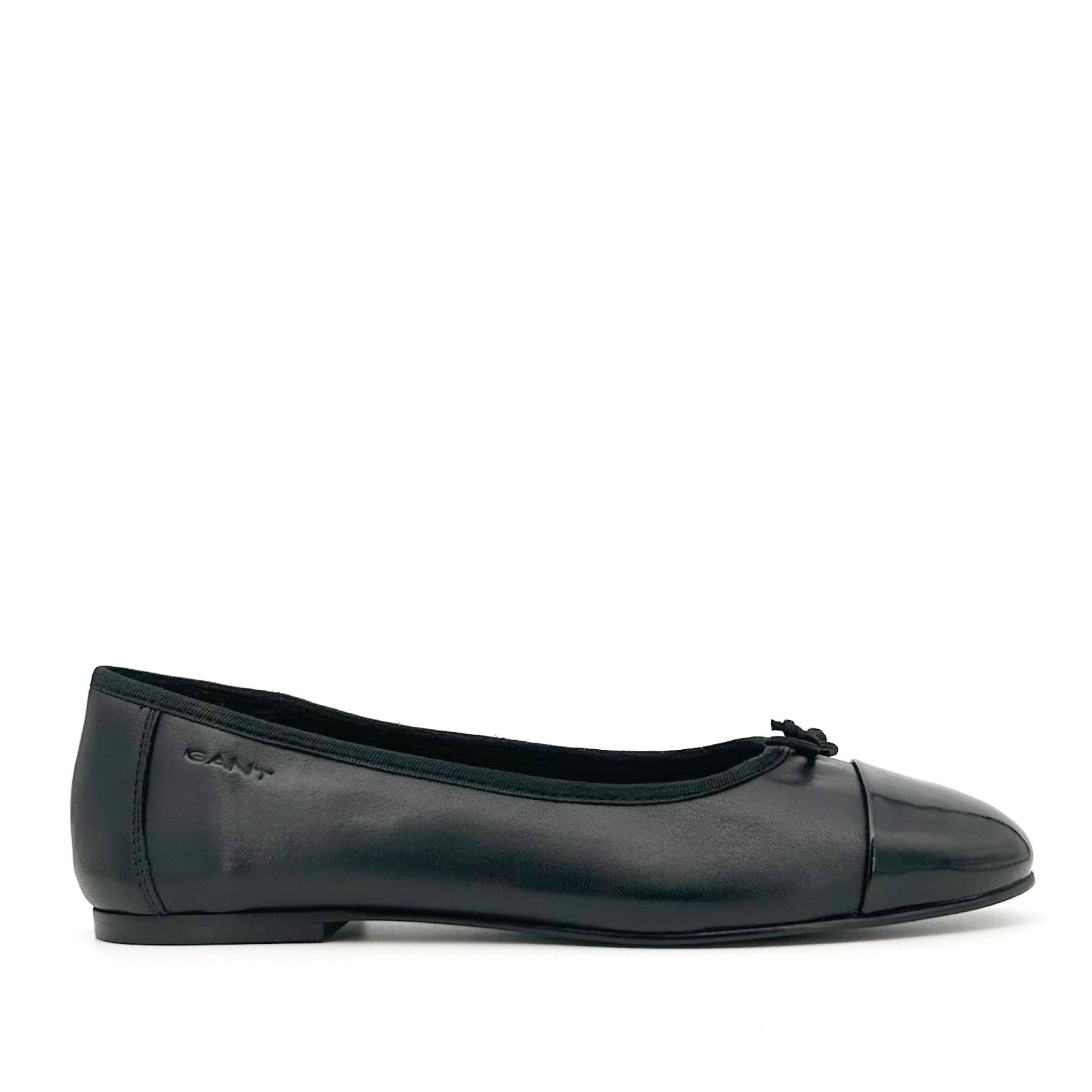 Chadii Ballerina Black Cow Leather