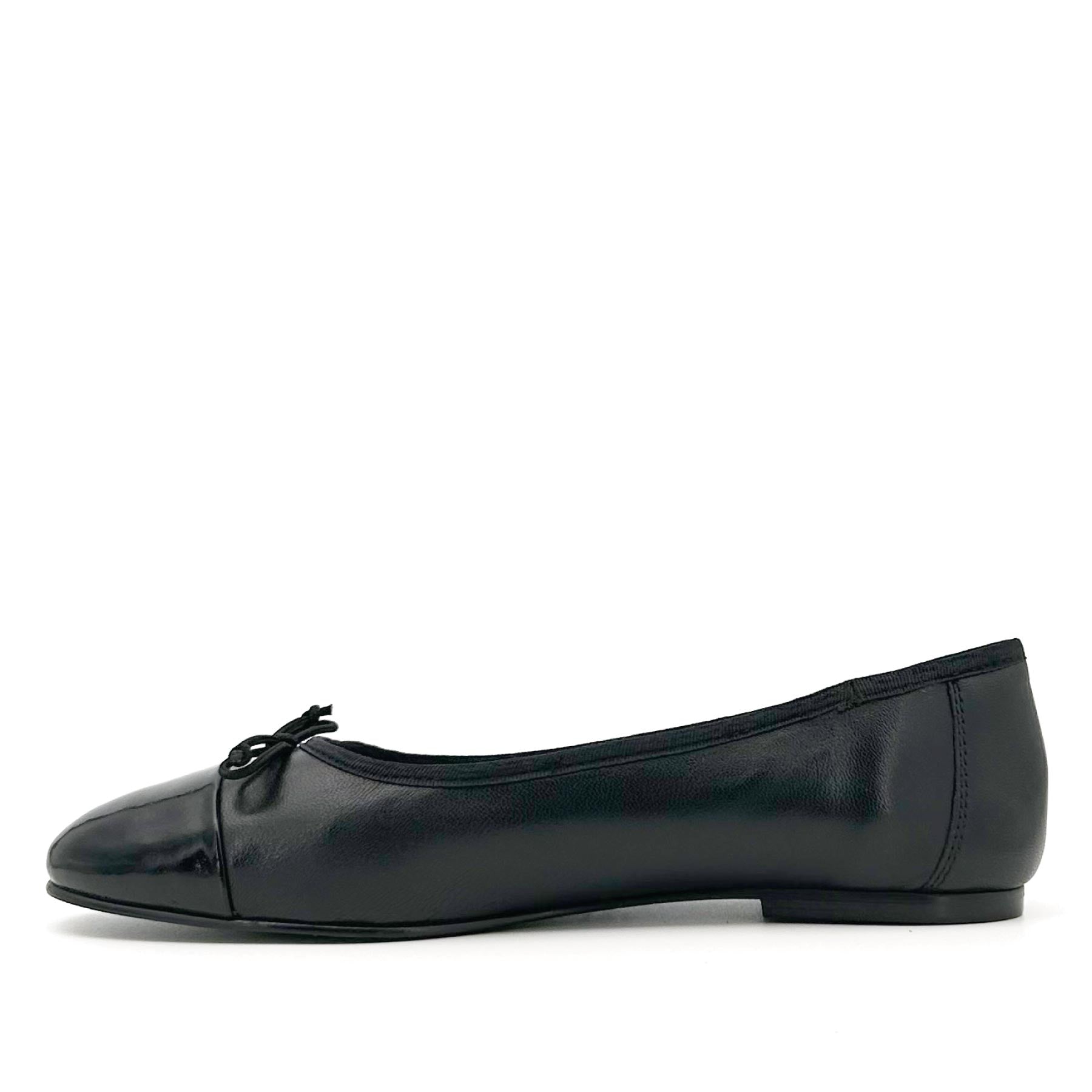 Chadii Ballerina Black Cow Leather