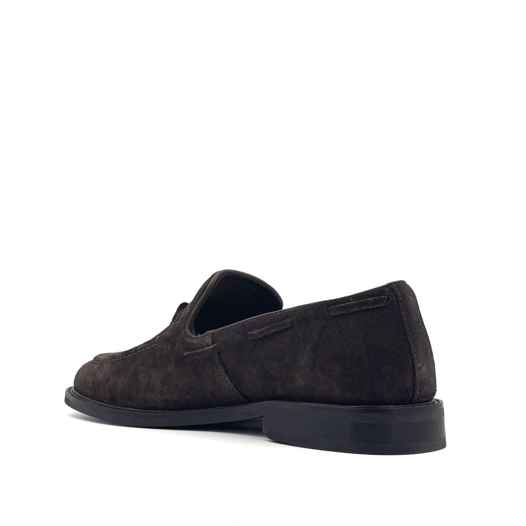 Lozham Loafer Dark Brown Suede Tassle