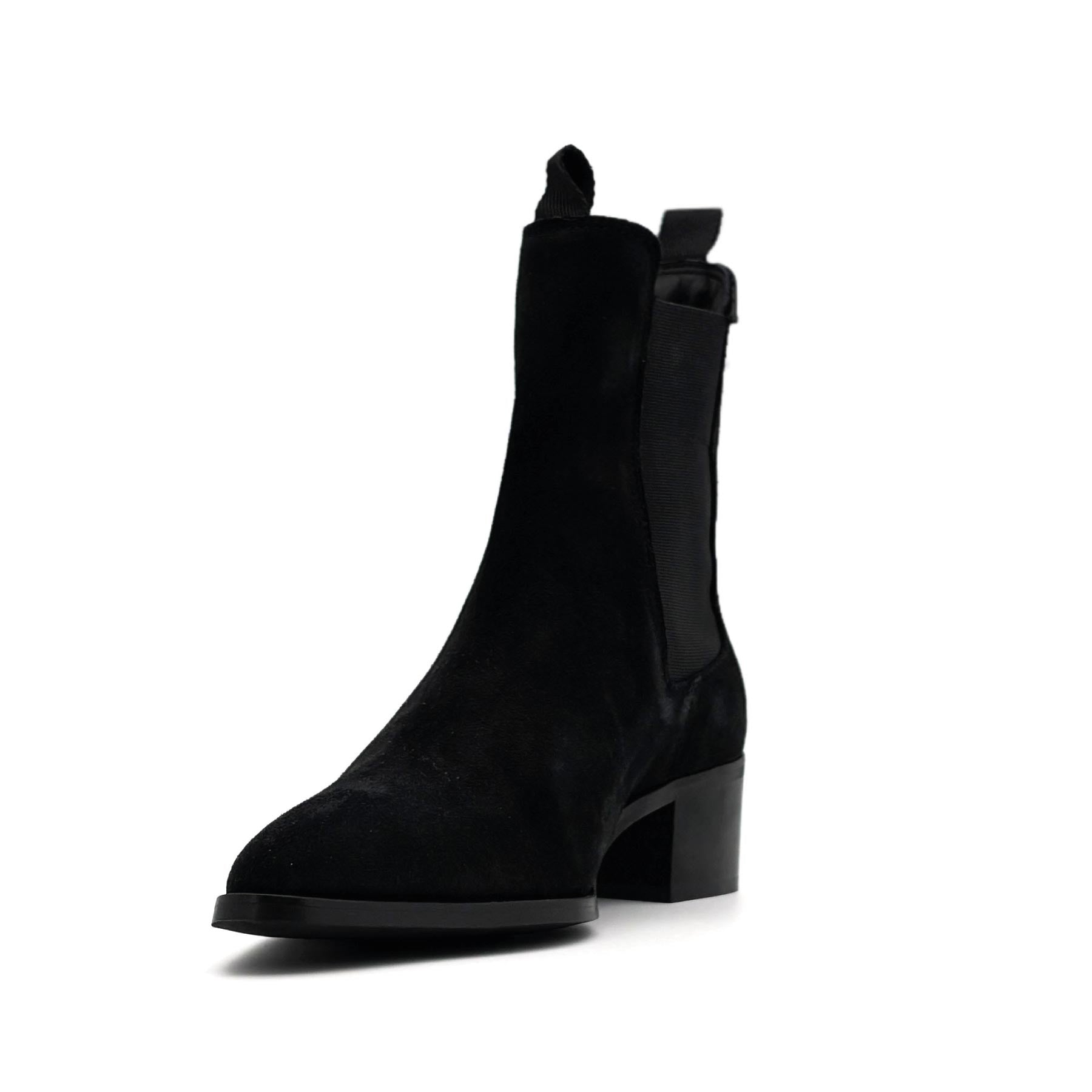 St Broomly Chelsea Boot Black Suede